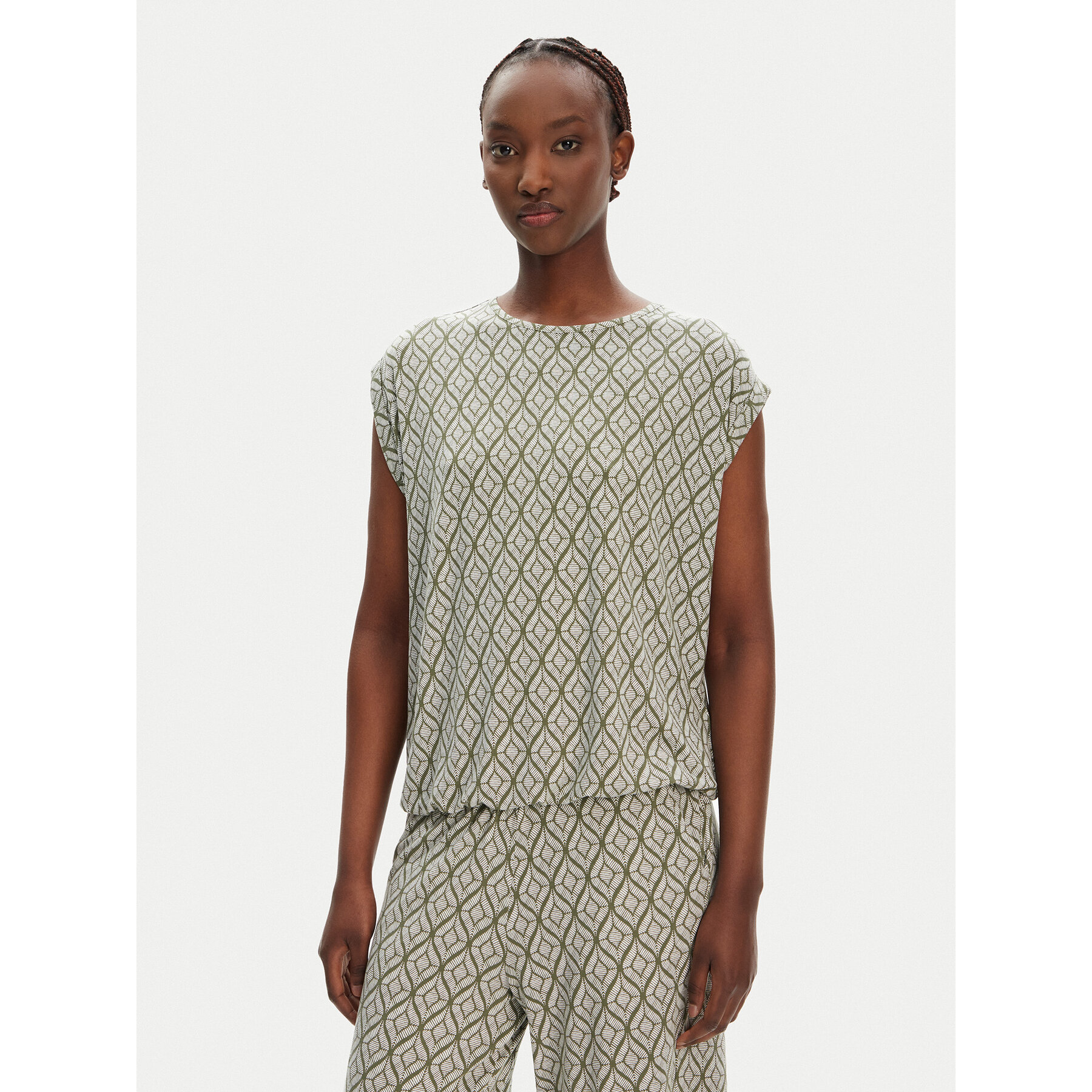 Olsen Bluse 11105104 Grün Regular Fit