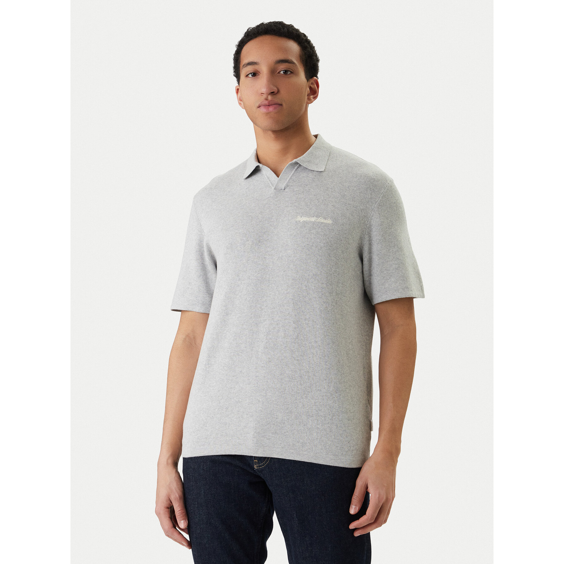 Jack & Jones Polo Norrebro 12297926 Siva Relaxed Fit