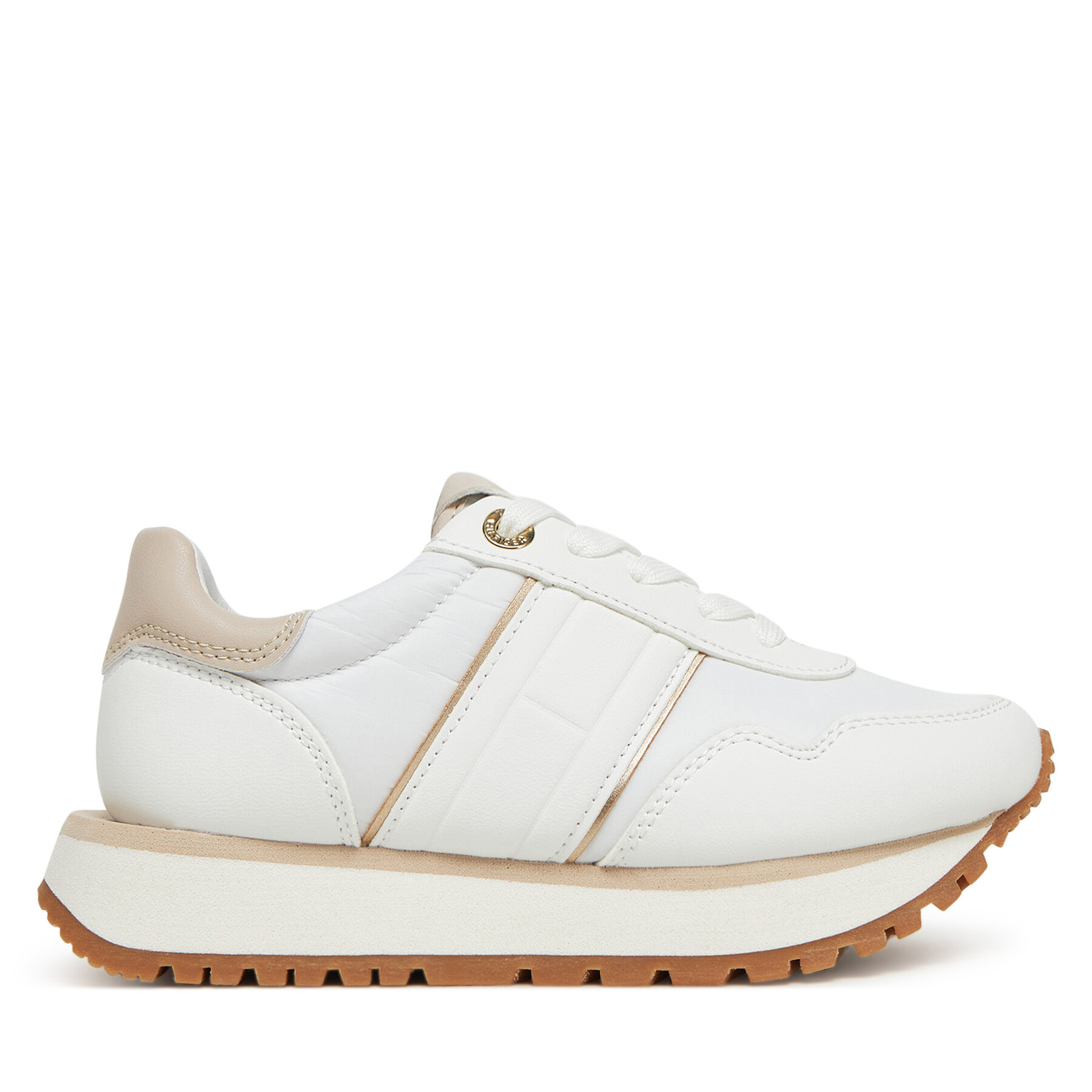 Snīkeri Tommy Hilfiger Low Cut Lace-Up Sneaker T3A9-33758-1695 M Balts