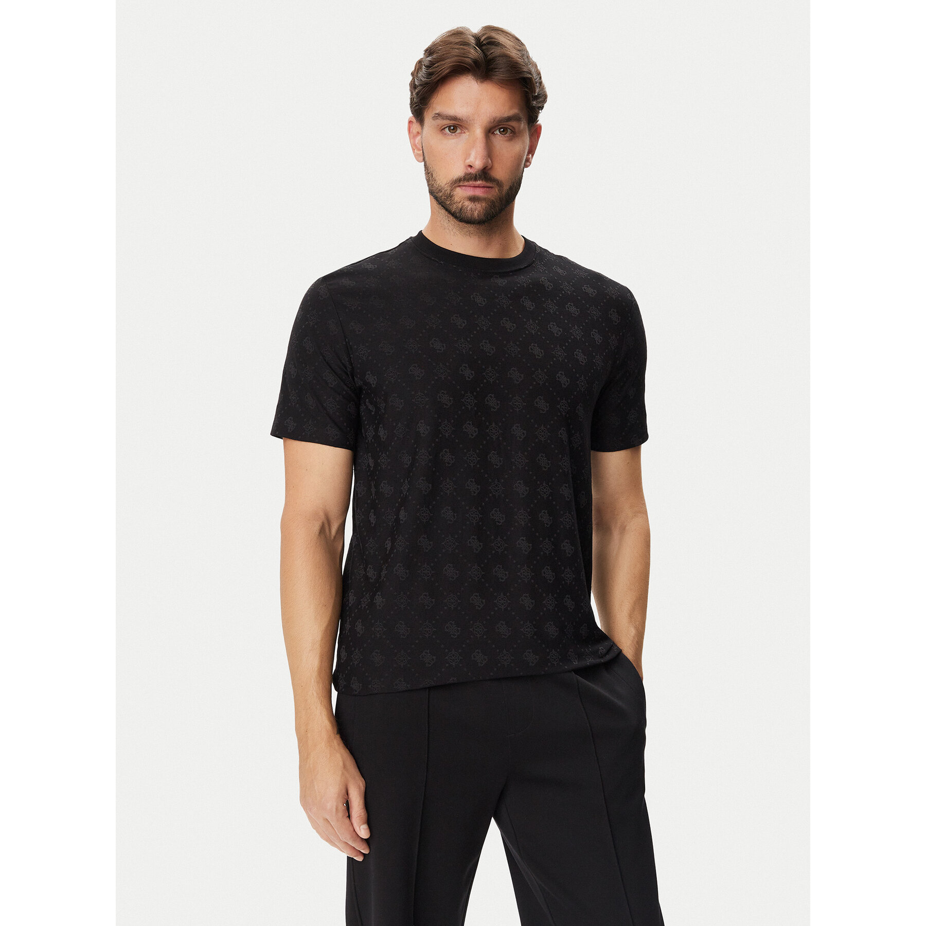 Guess T-Shirt Z6BI10 K6556 Schwarz Regular Fit