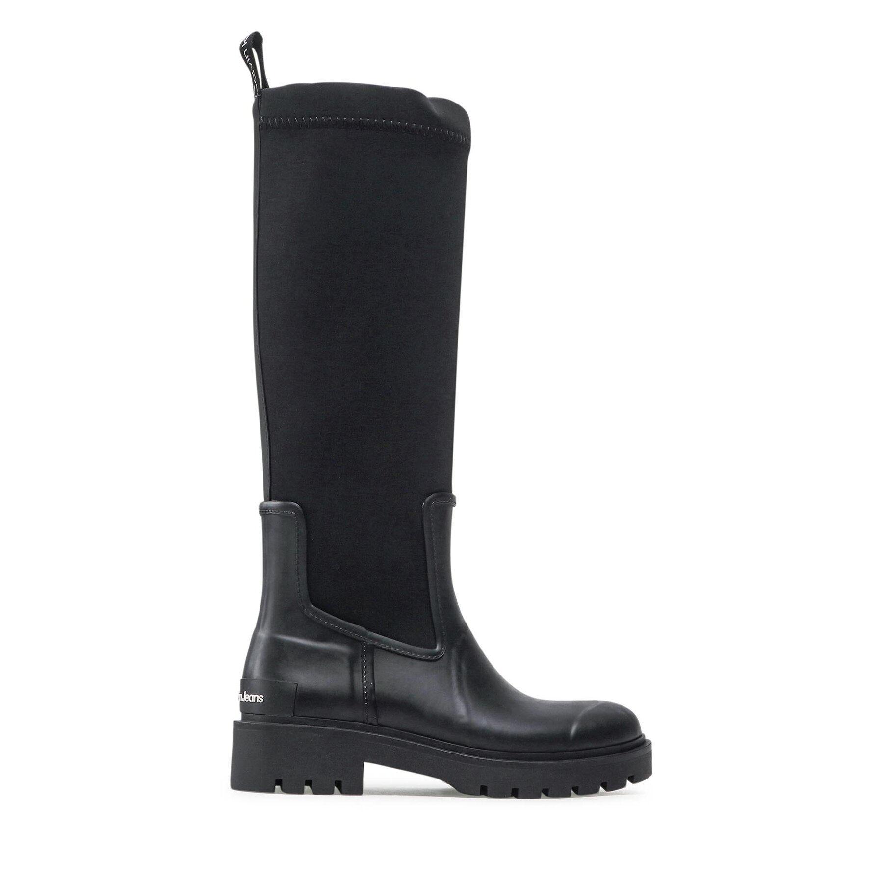 Dámske Gumáky Calvin Klein Jeans, Rozmer: 41, Čierna, High Rainboot Neoprene YW0YW00838