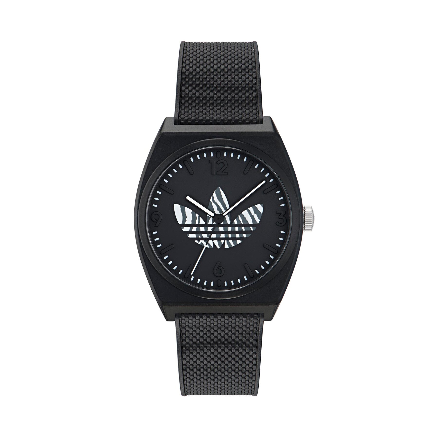 Hodinky adidas Originals Project Two GRFX AOST23551 Čierna