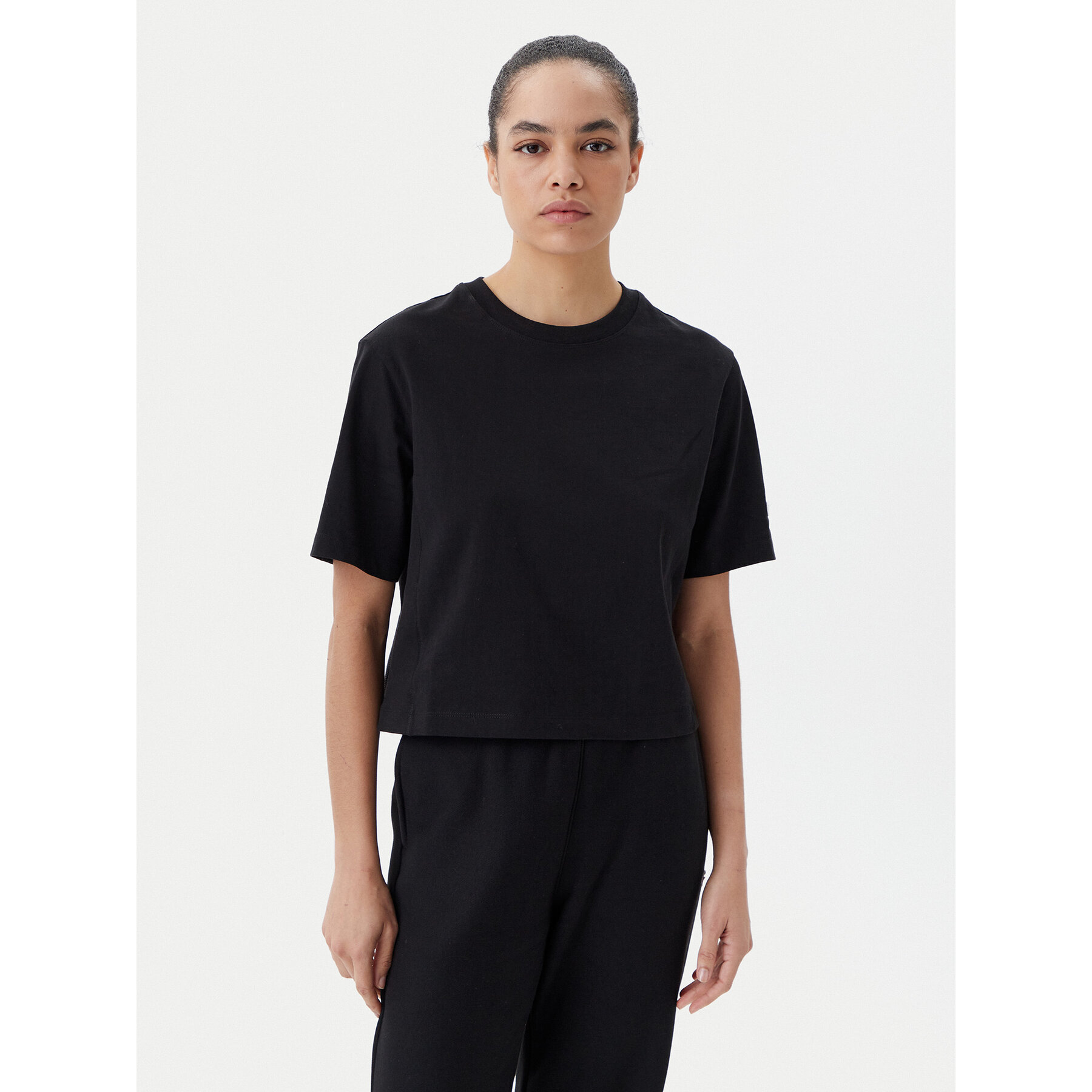 Champion Póló 117874 Fekete Regular Fit