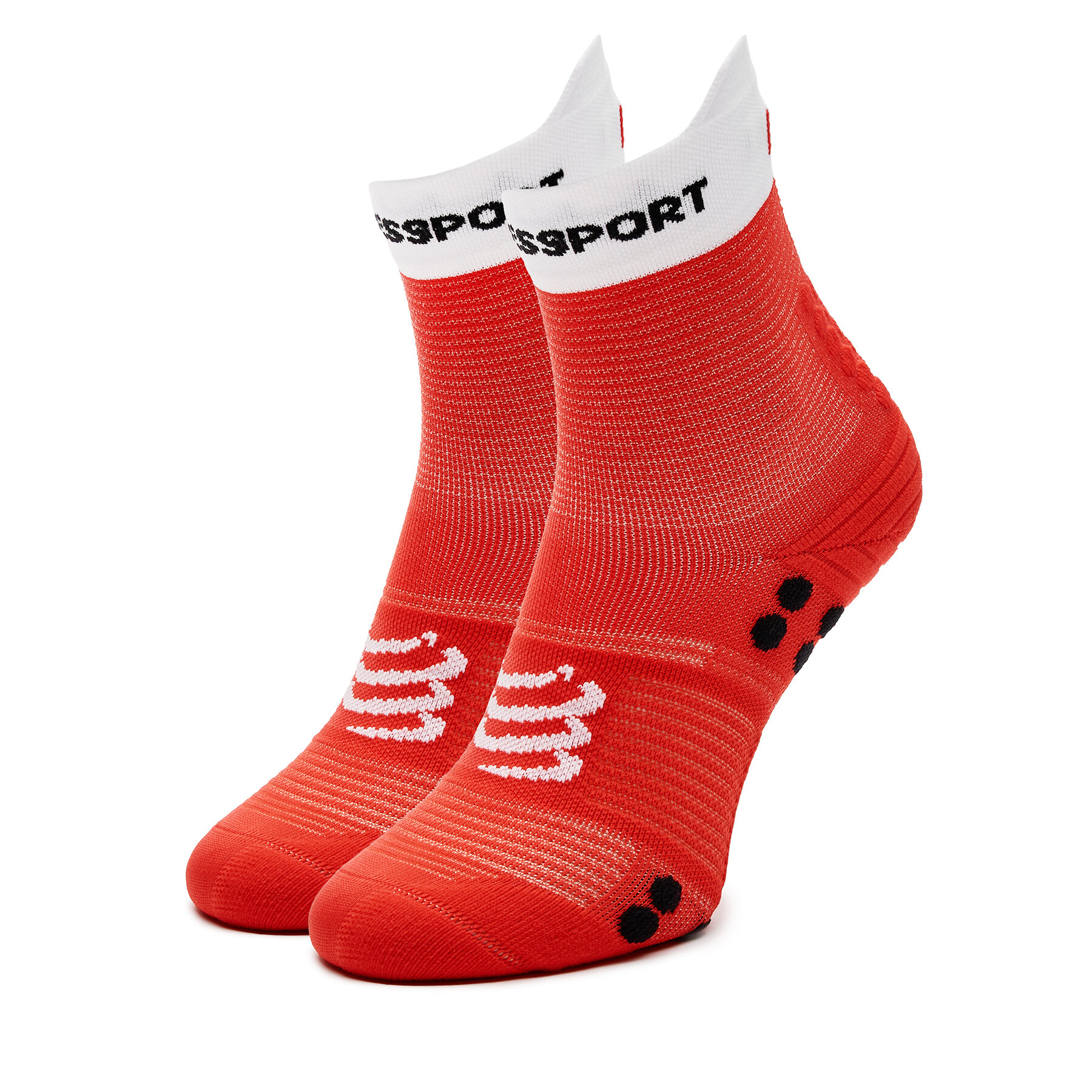 Calcetines altos unisex Compressport Pro Racing V 4.0 Run High XU00046B Rojo