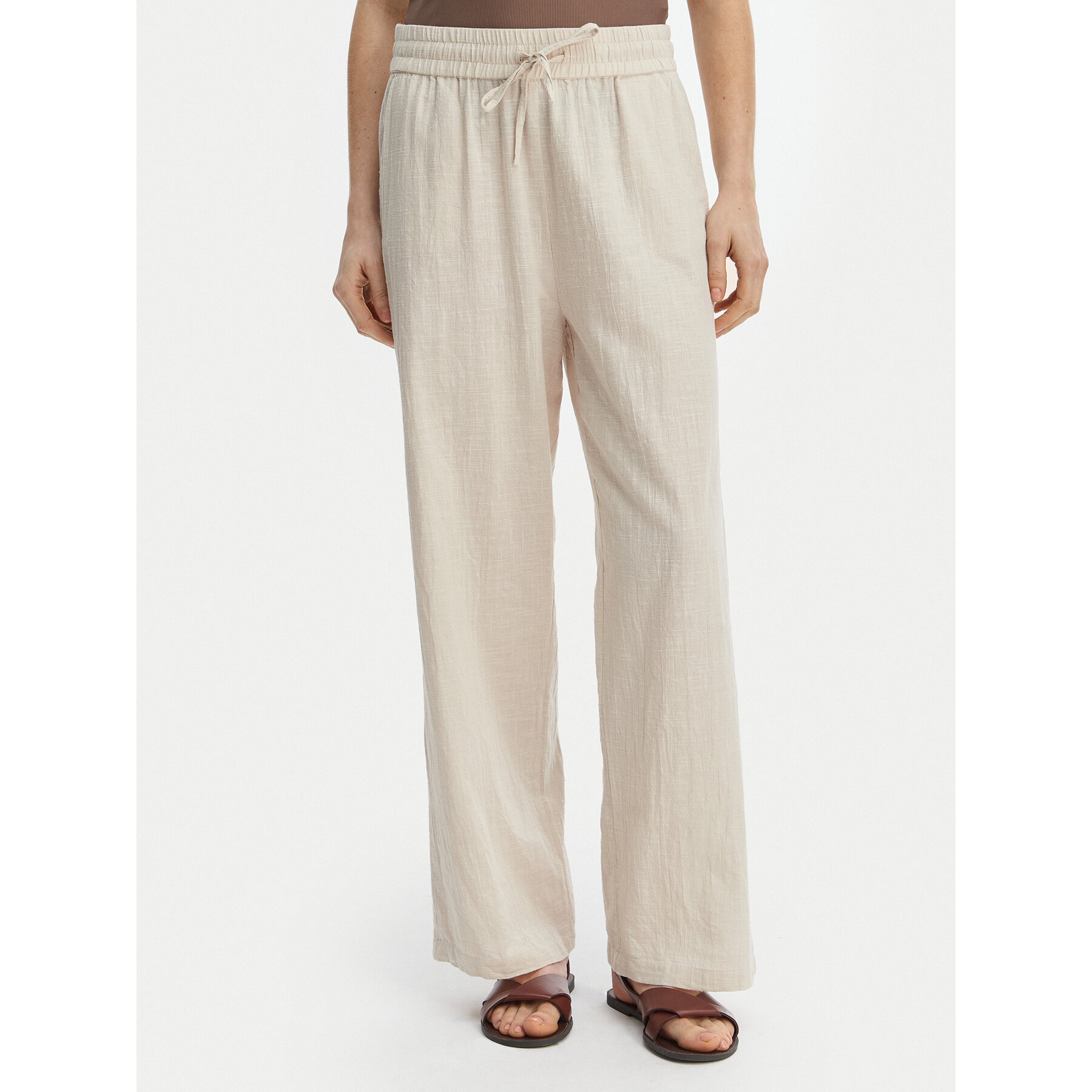 ONLY Stoffhose Tizana 15319090 Beige Regular Fit
