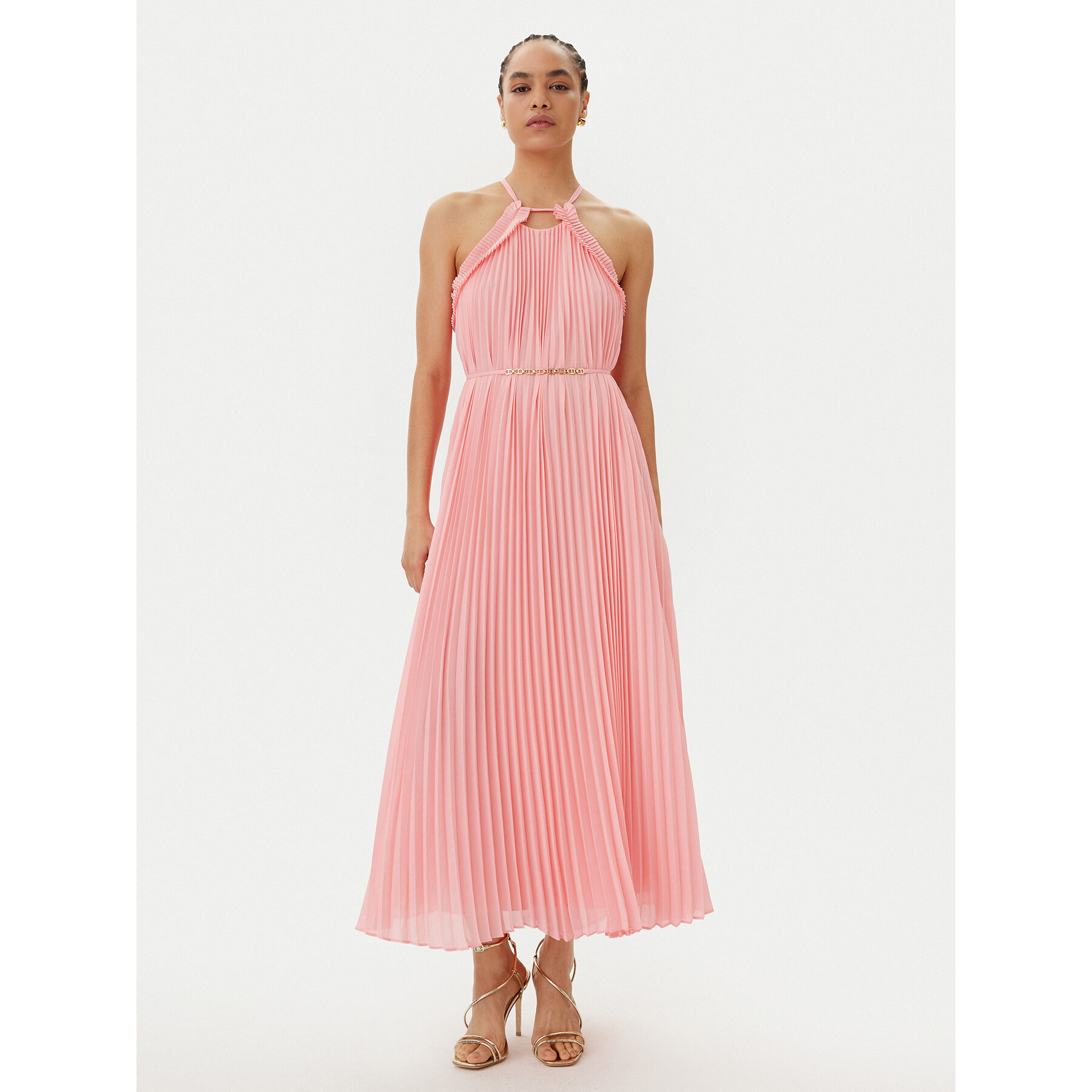 TWINSET Coctailkleid 251TP2332 Rosa Loose Fit