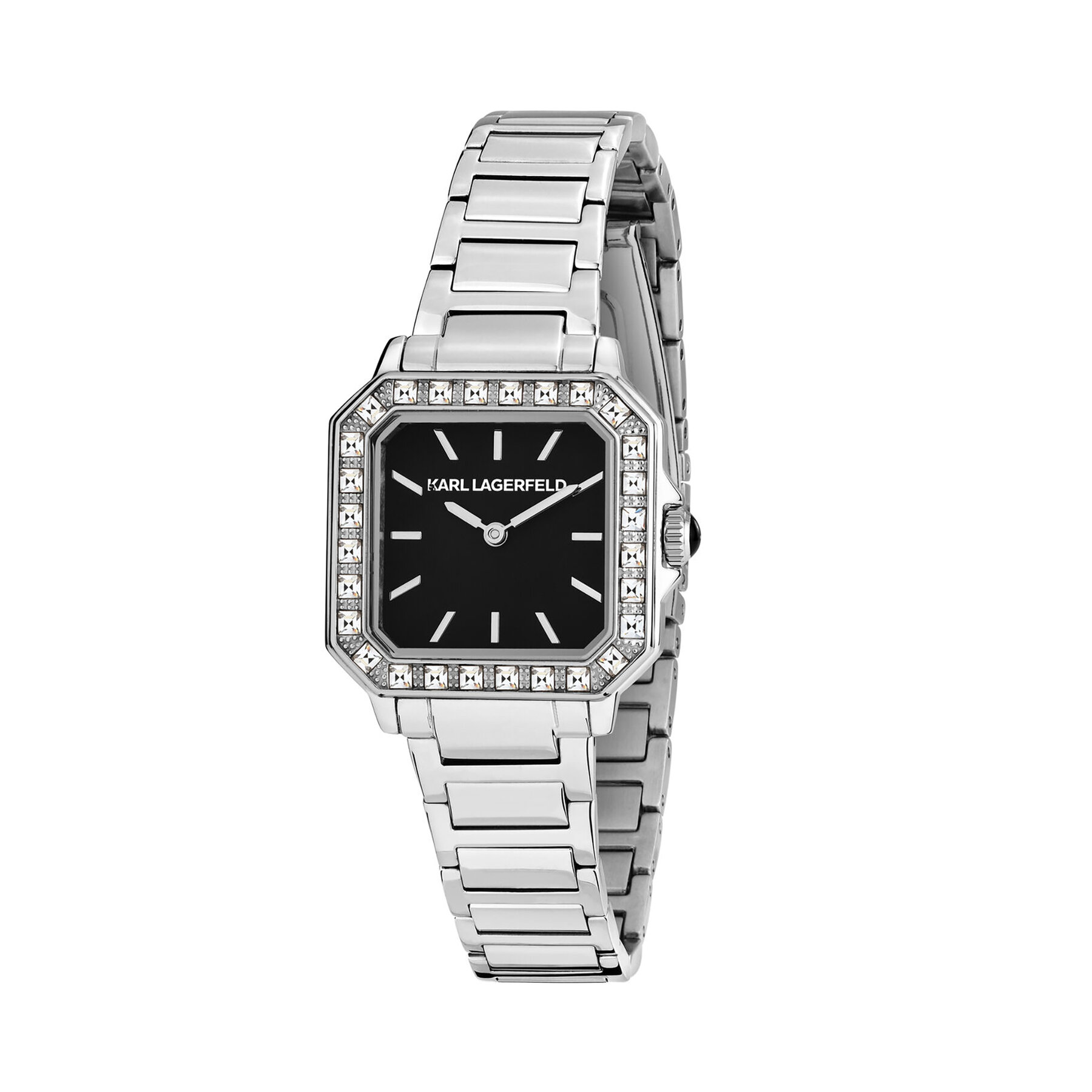 Hodinky KARL LAGERFELD R0553102502 Strieborná