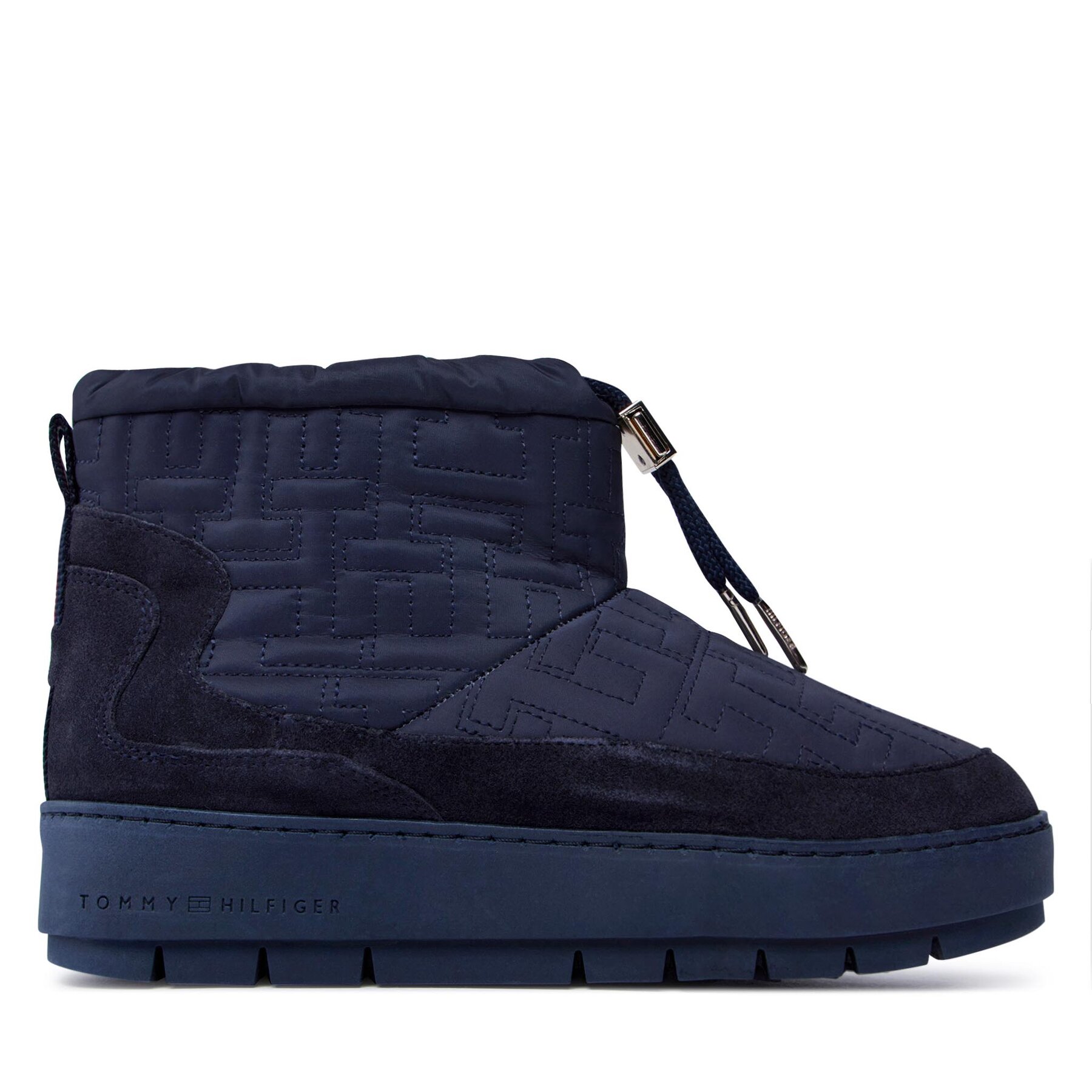 Tommy Hilfiger Μπότες Χιονιού Tommy Hilfiger Tommy Monogram Snowboot FW0FW07637 Μπλε