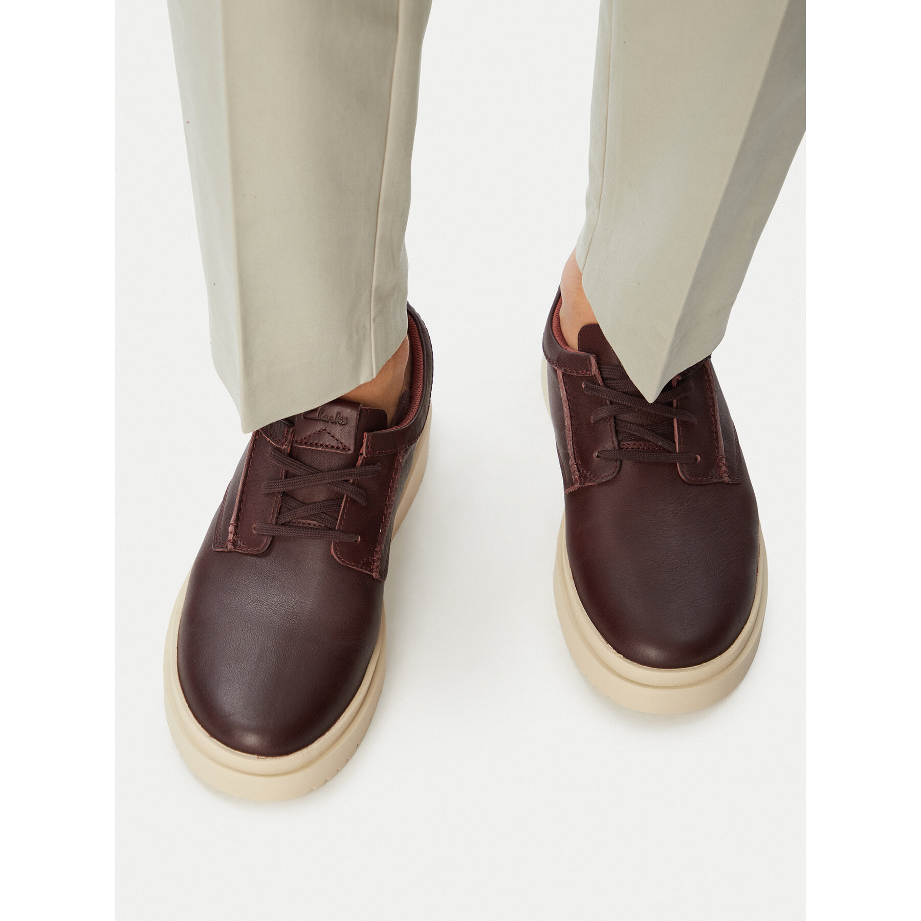 Pantofi Clarks Polden Lace 26184960 Maro