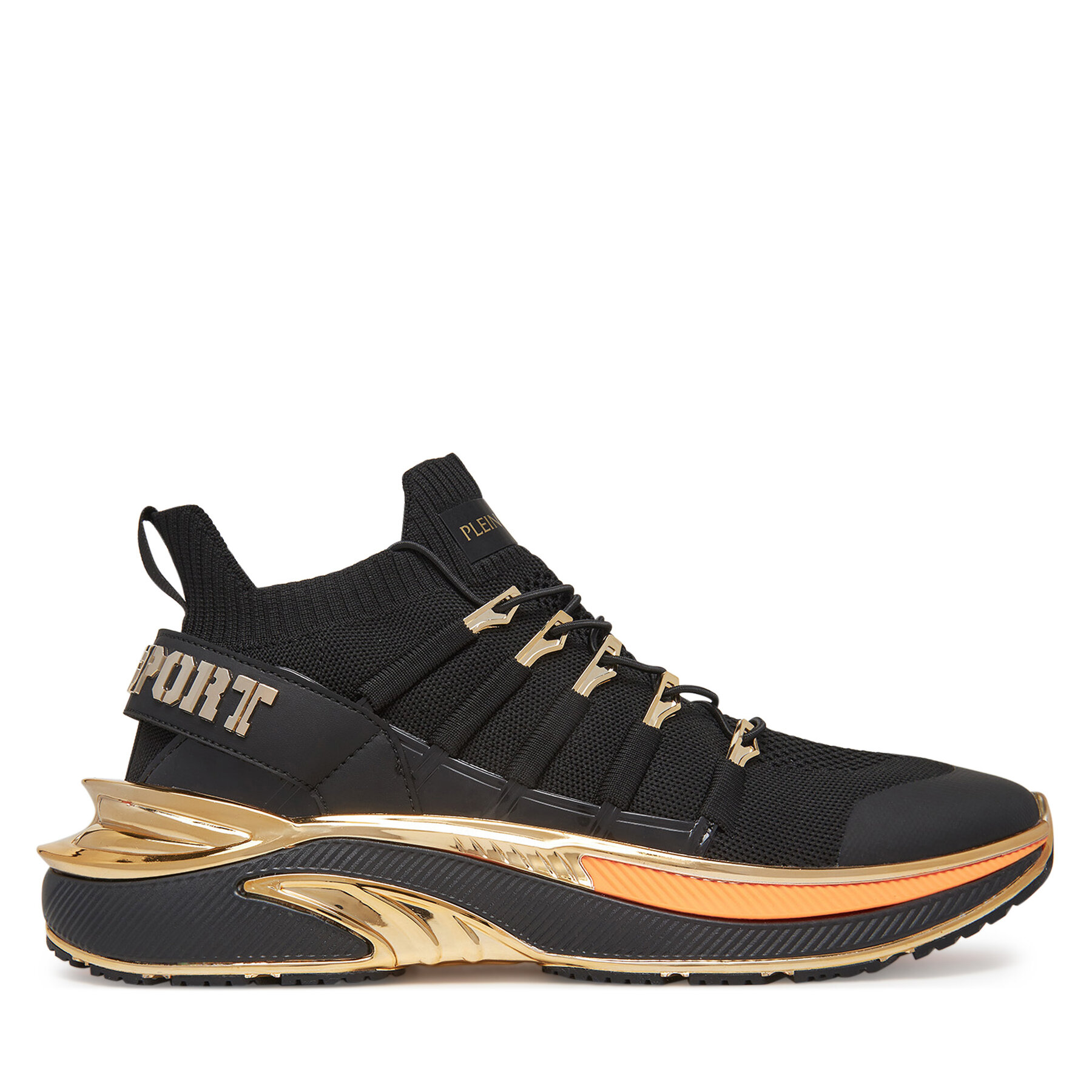 Sneakersy Plein Sport Runner Chrome Surfer PADS USC0579 STE003N Čierna