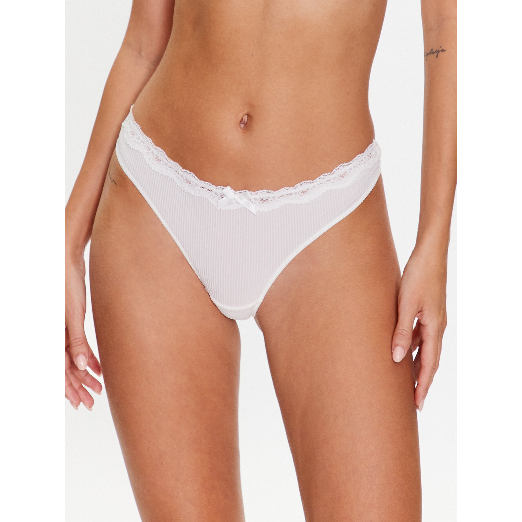 Hunkemöller Tanga Lola 192193 Fehér