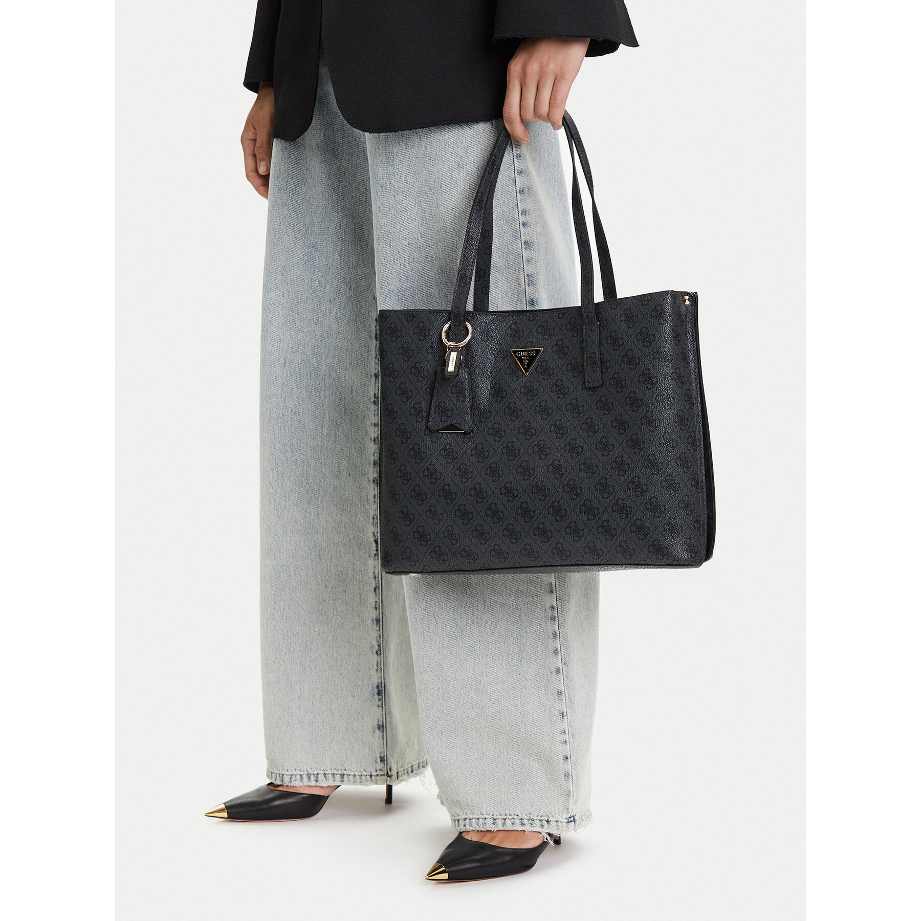 Τσάντα Guess Meridian II HWSG69 74230 Γκρι