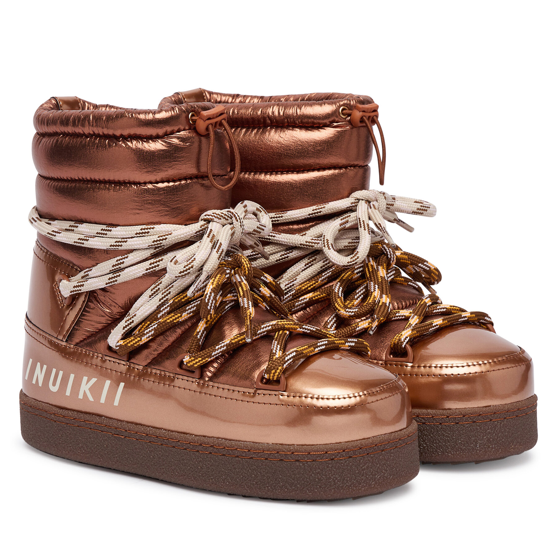 Čizme za snijeg Inuikii Mountain Gloss 1002.003.0192.711 Zlatna