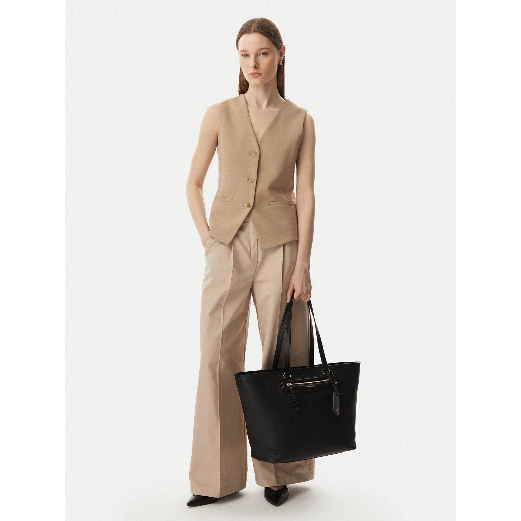 Geantă MICHAEL Michael Kors 30S6GTVT9L Negru