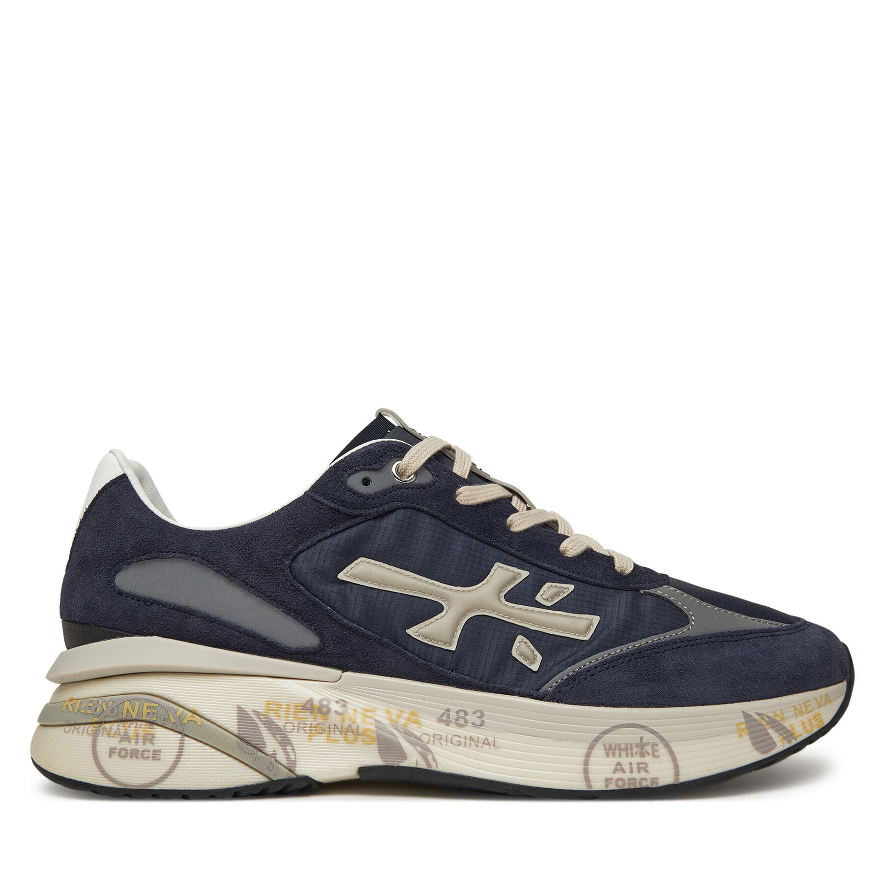 Sneakersy Premiata MOERUN VAR 7306 Tmavomodrá