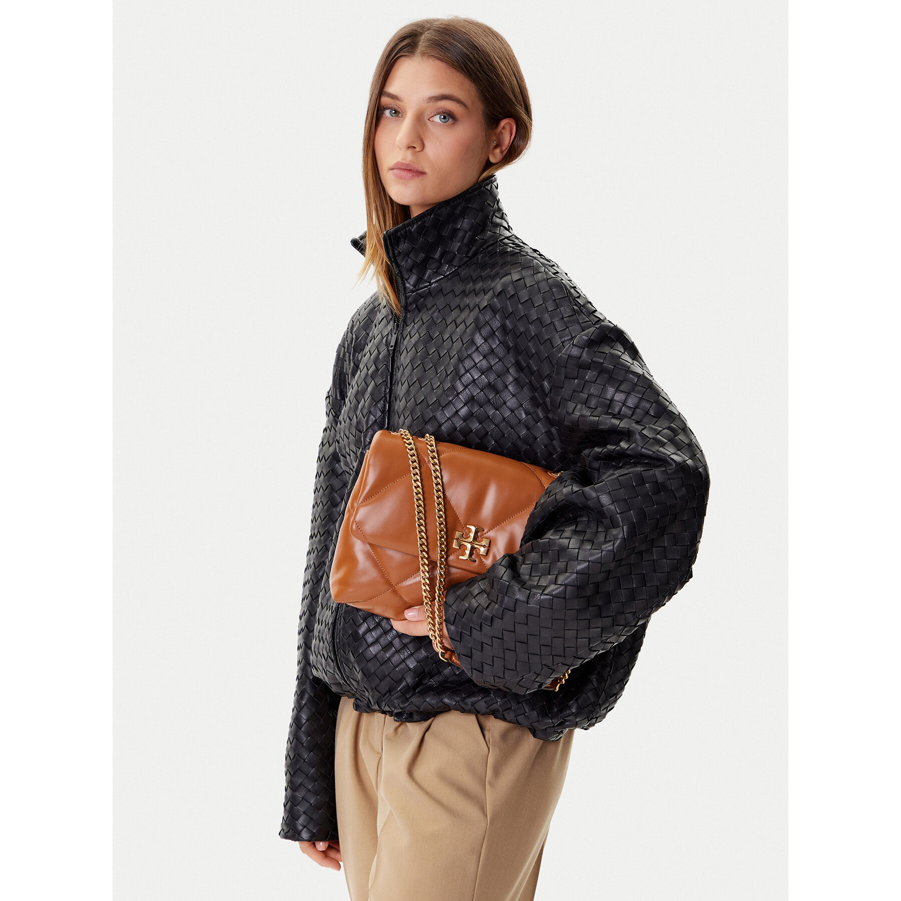 Borsetta Tory Burch 154704 Marrone