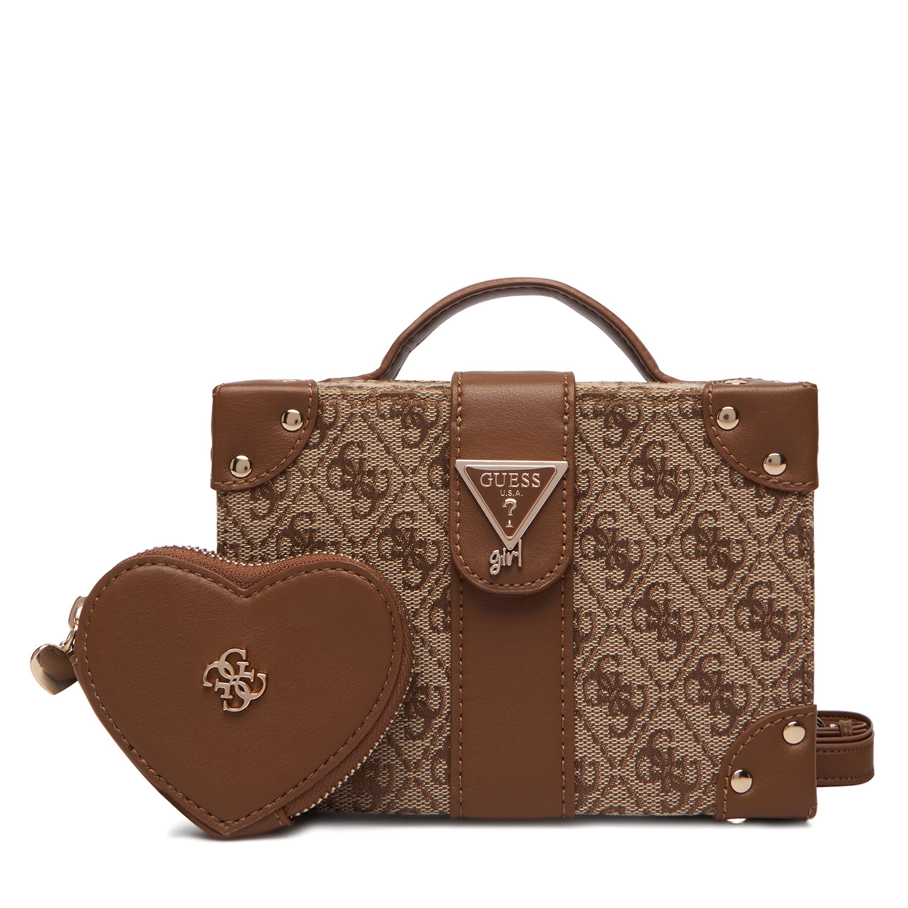 Geantă Guess J6RZ01 WK590 Maro