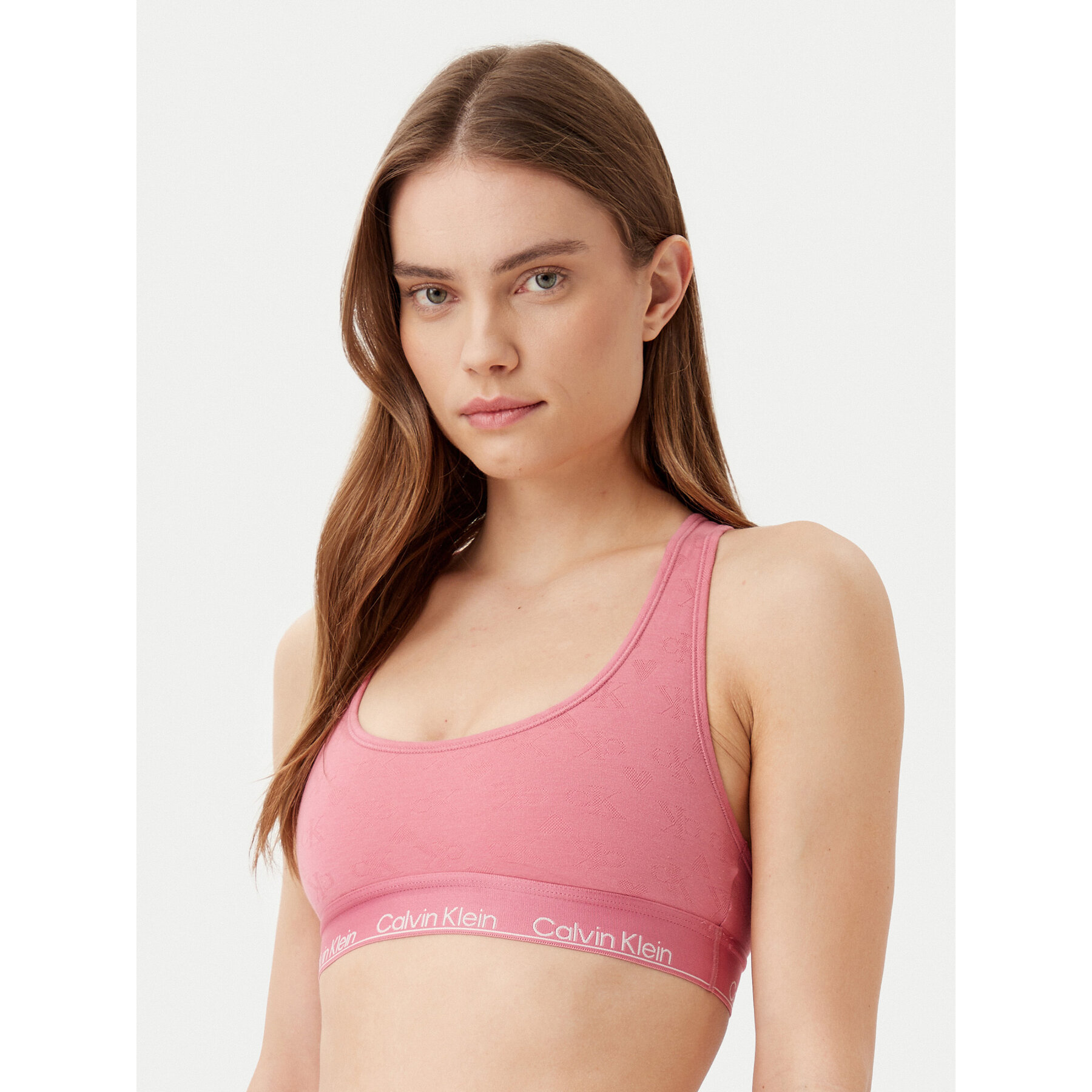 Calvin Klein Underwear Melltartó felső 000QF7874E Rózsaszín