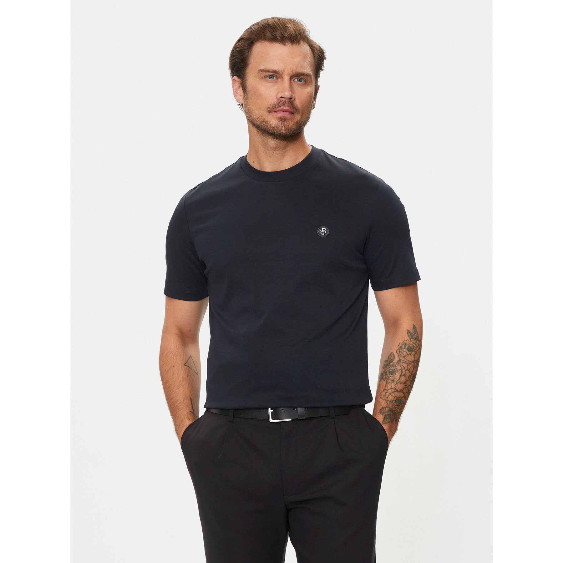 Boss T-shirt C-Taut 01 50520298 Blu scuro Regular Fit
