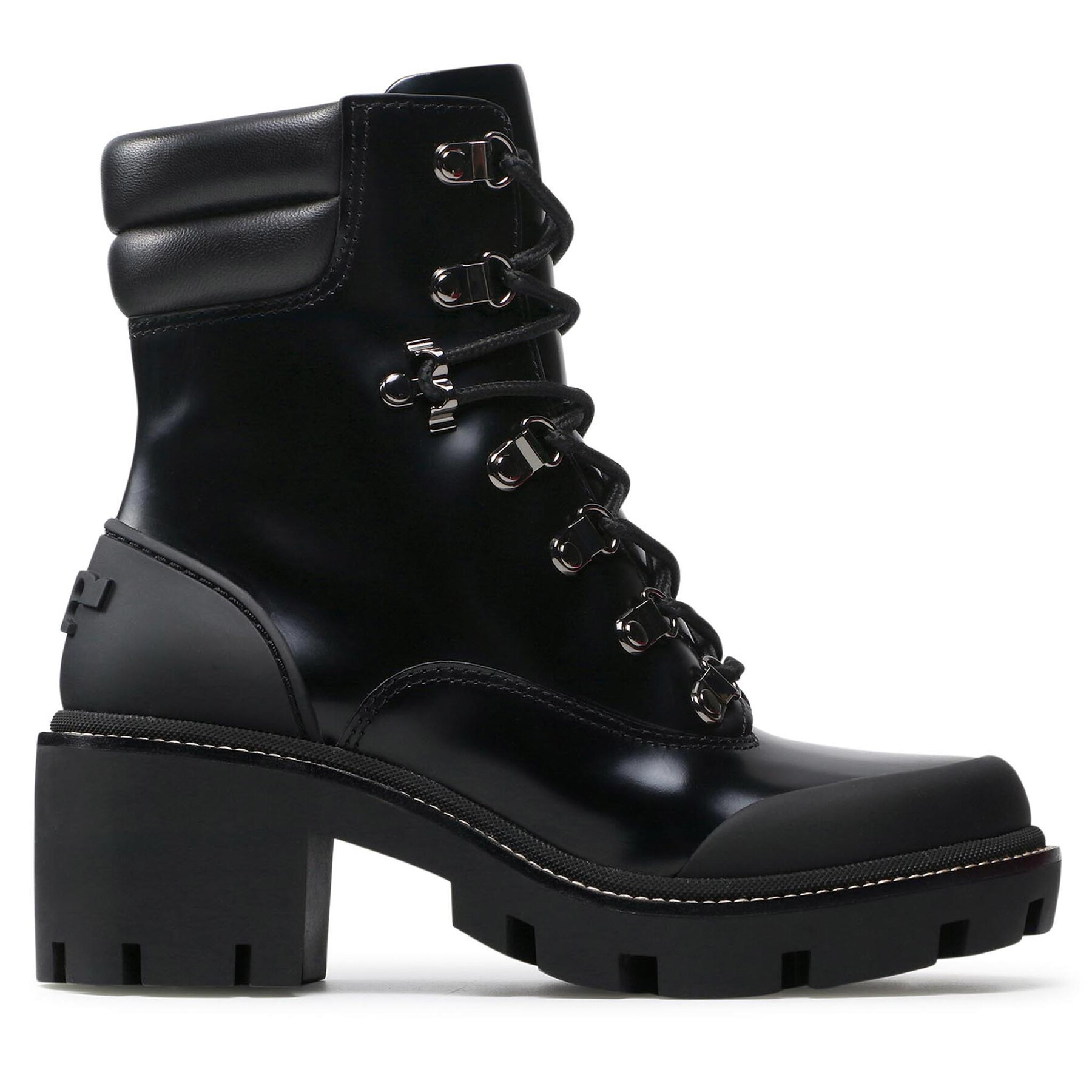 Tory Burch Μποτάκια Tory Burch Lug Sole Hiker Ankle Boot 85304 Μαύρο