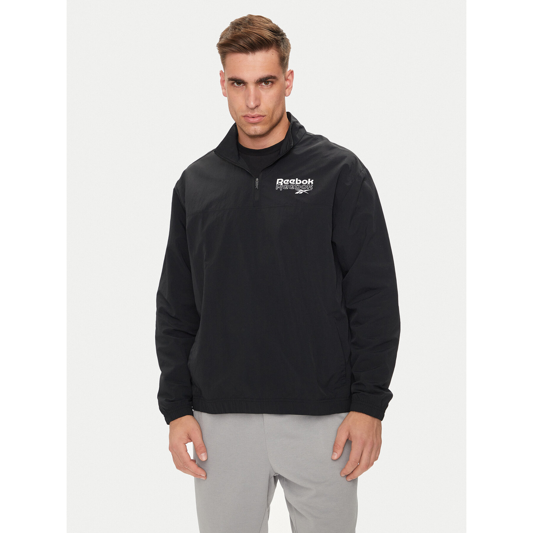 Reebok Anorak Identity Brand Proud 100076463 Schwarz Regular Fit
