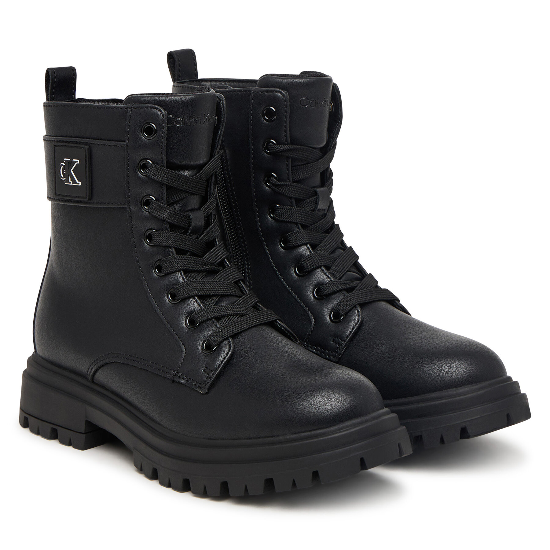 Туристически oбувки Calvin Klein Lace-Up Bootie V3A5-83420-1355 Черен
