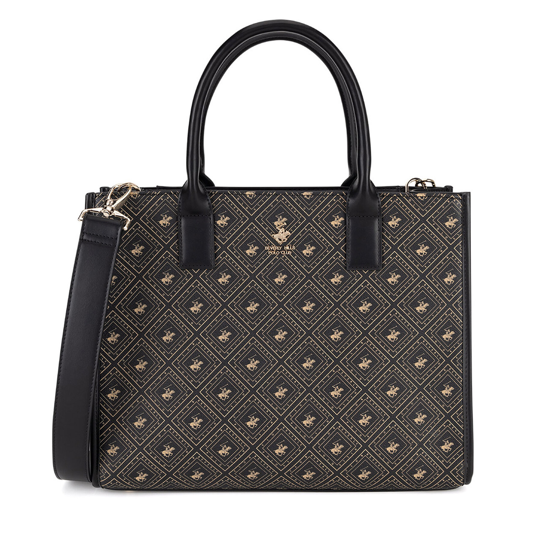 Geantă Beverly Hills Polo Club BHPC-S-003-07 Negru