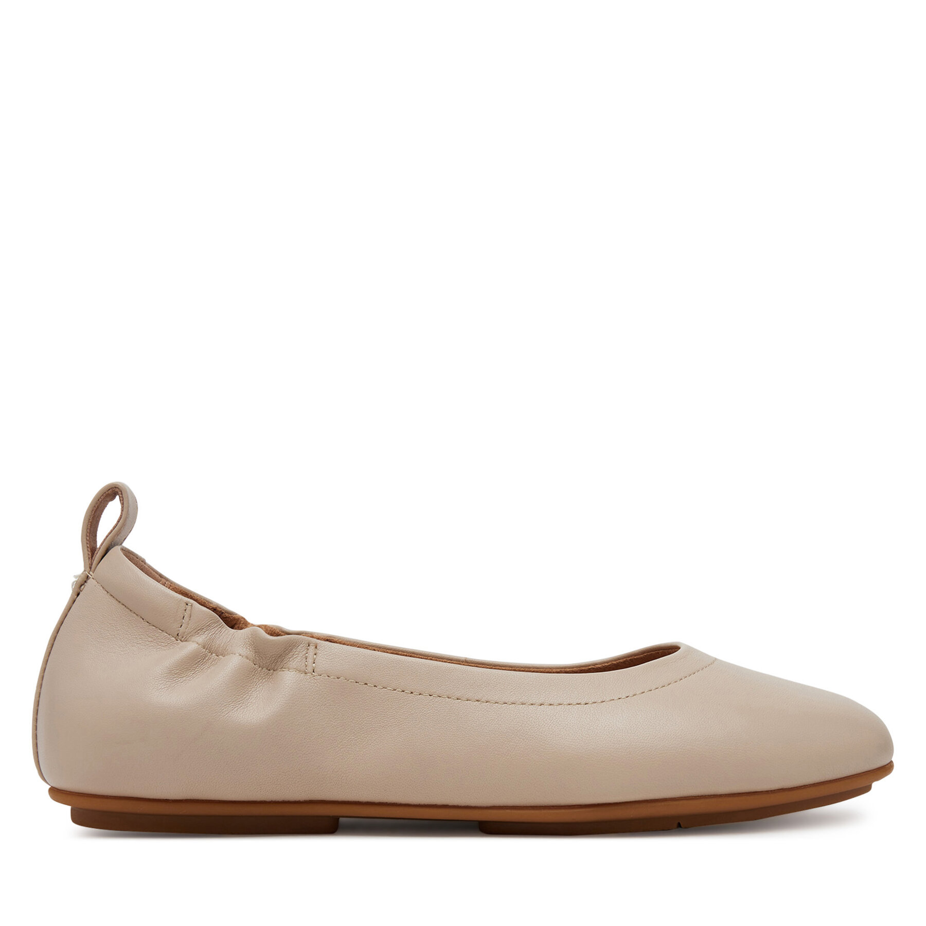 Damen Ballerinas FitFlop, Schuhgröße 36, Beige, Q74 A20