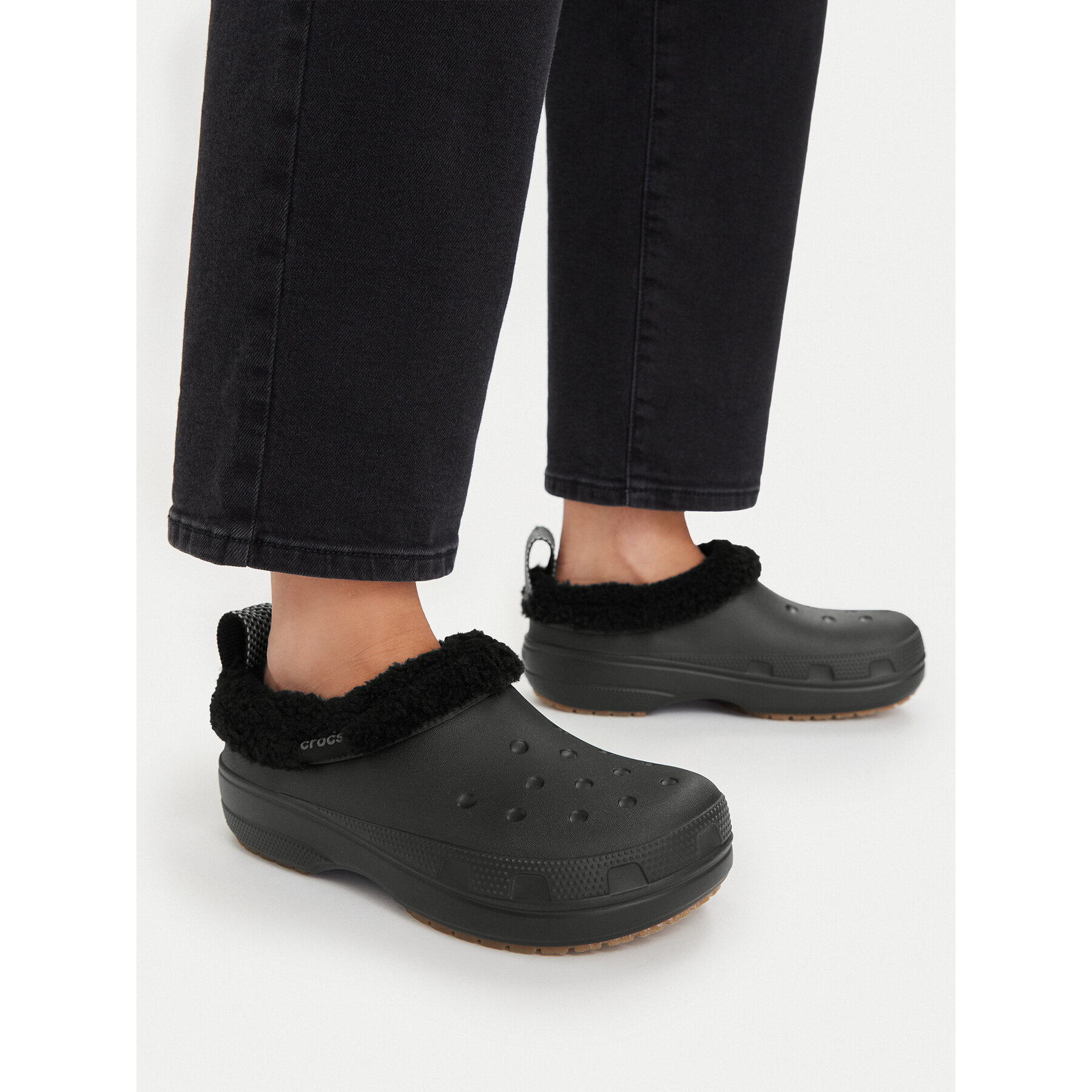 Παντόφλες Crocs Classic Lined Shorty 211380 Μαύρο