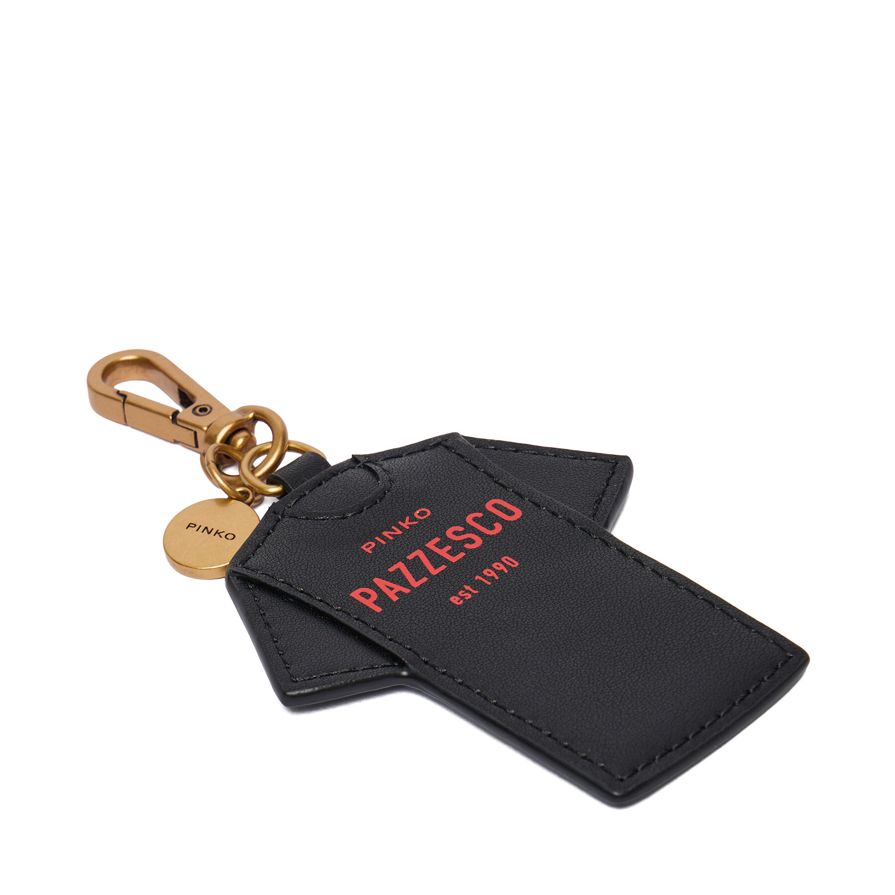 Μπρελόκ PINKO Charm T-Shirt Pinko Pazzesco Microfibra AI 25-26 PCPL 105864 A31U Μαύρο