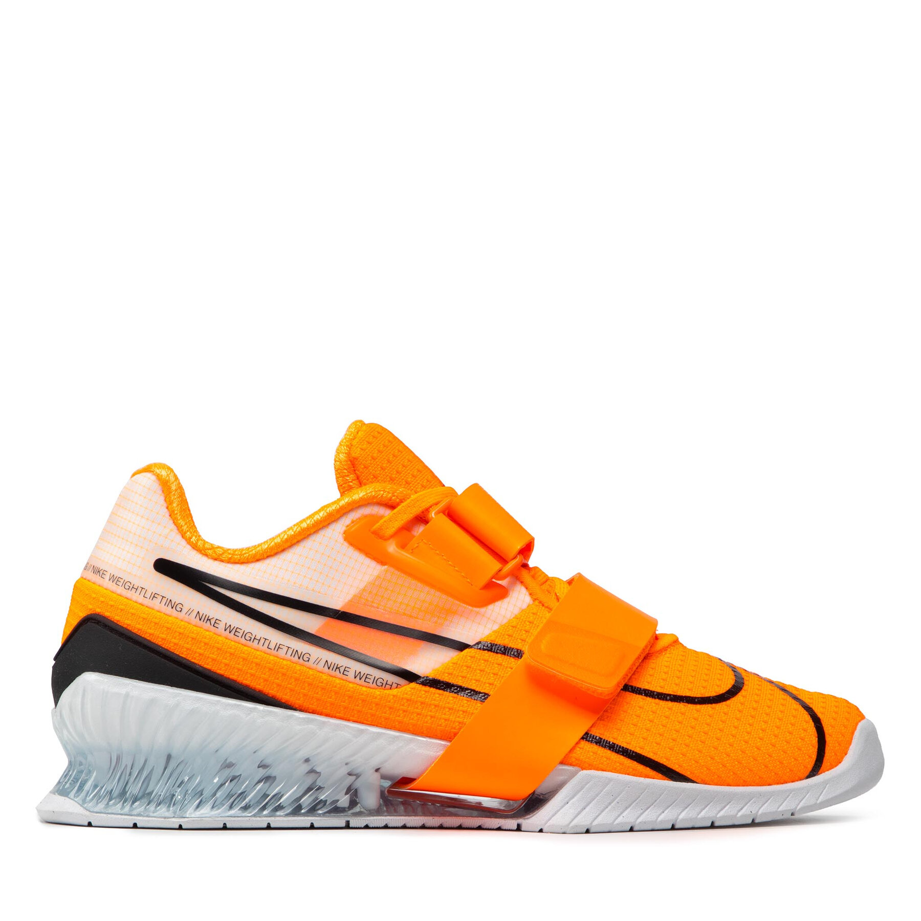 Chaussures pour la salle de sport Nike Romaleos 4 CD3463 801 Orange