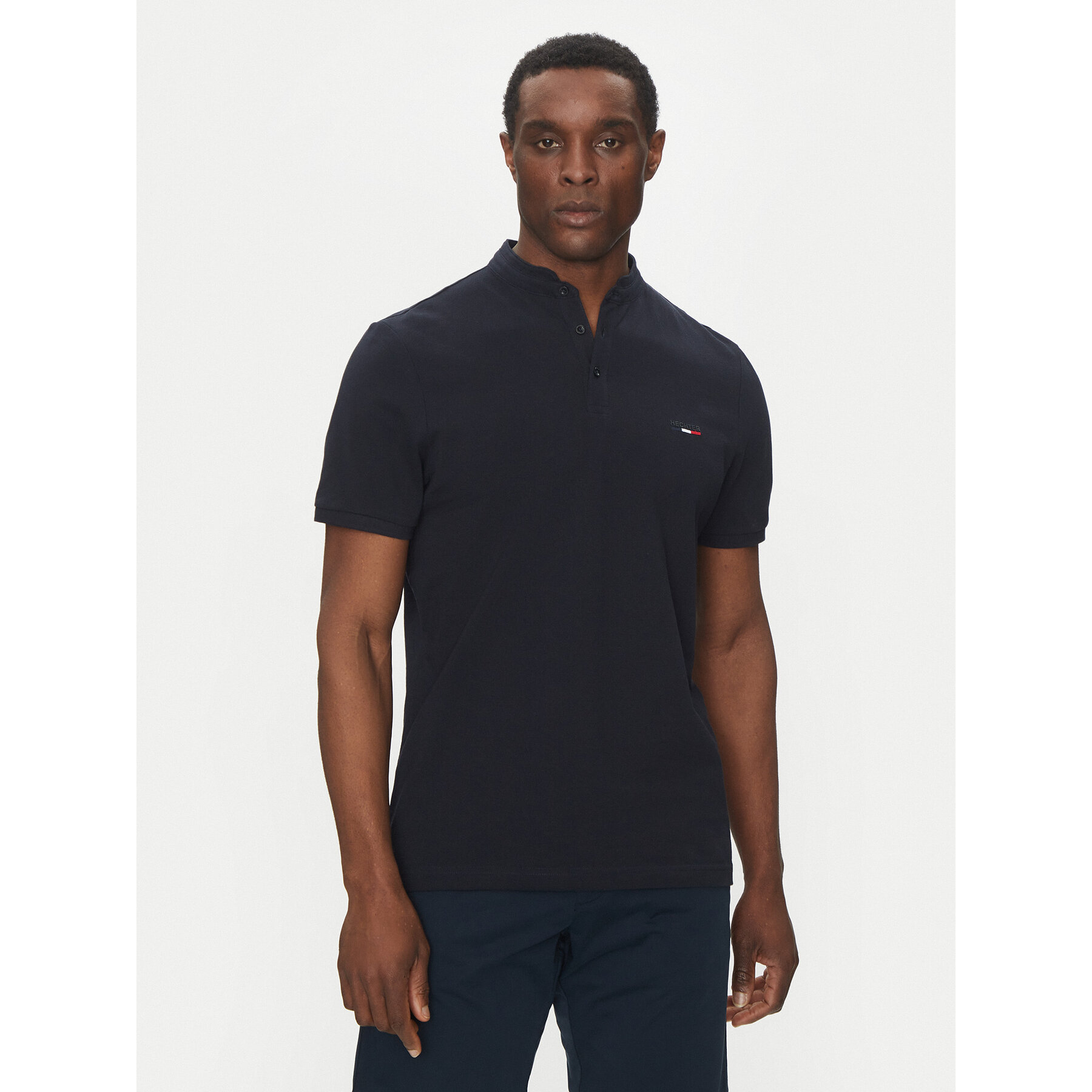 Hechter Paris Póló 74006 100912 Sötétkék Regular Fit