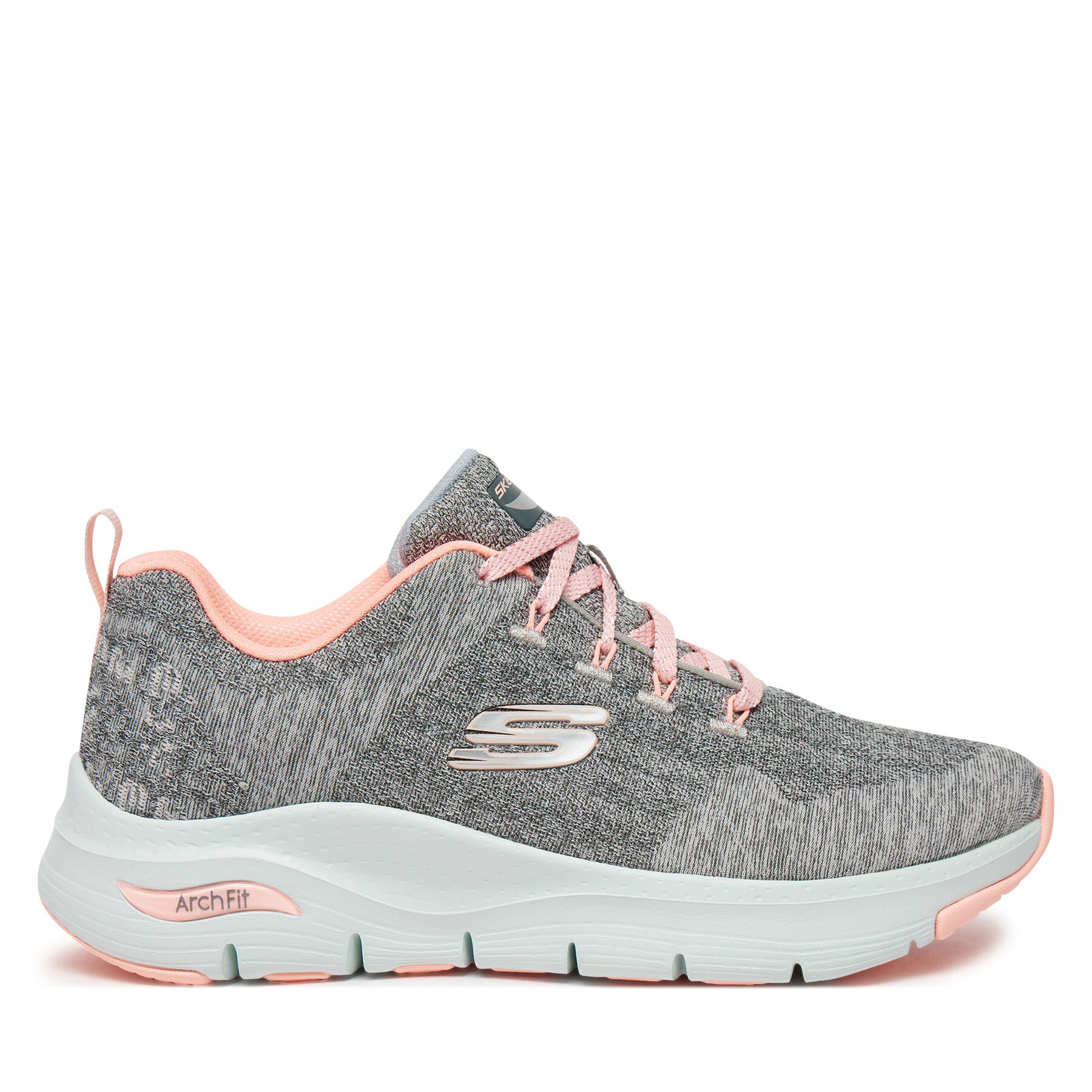 Damskie Sneakersy Skechers, Rozmiar 36 Szary 149414/GYPK