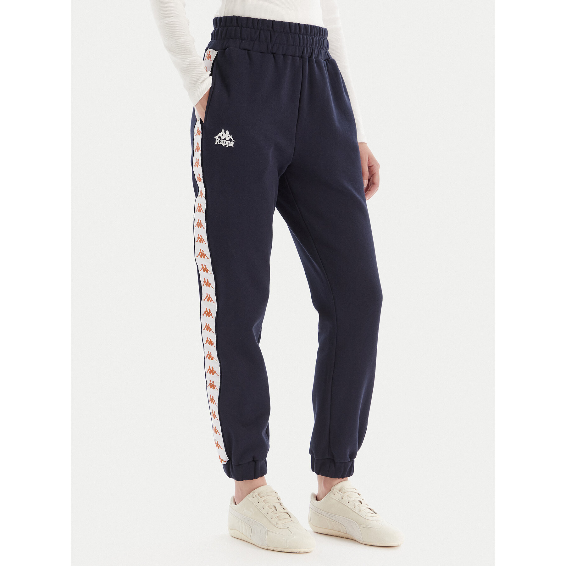 Kappa Jogginghose 311M8HW R10 Dunkelblau Regular Fit
