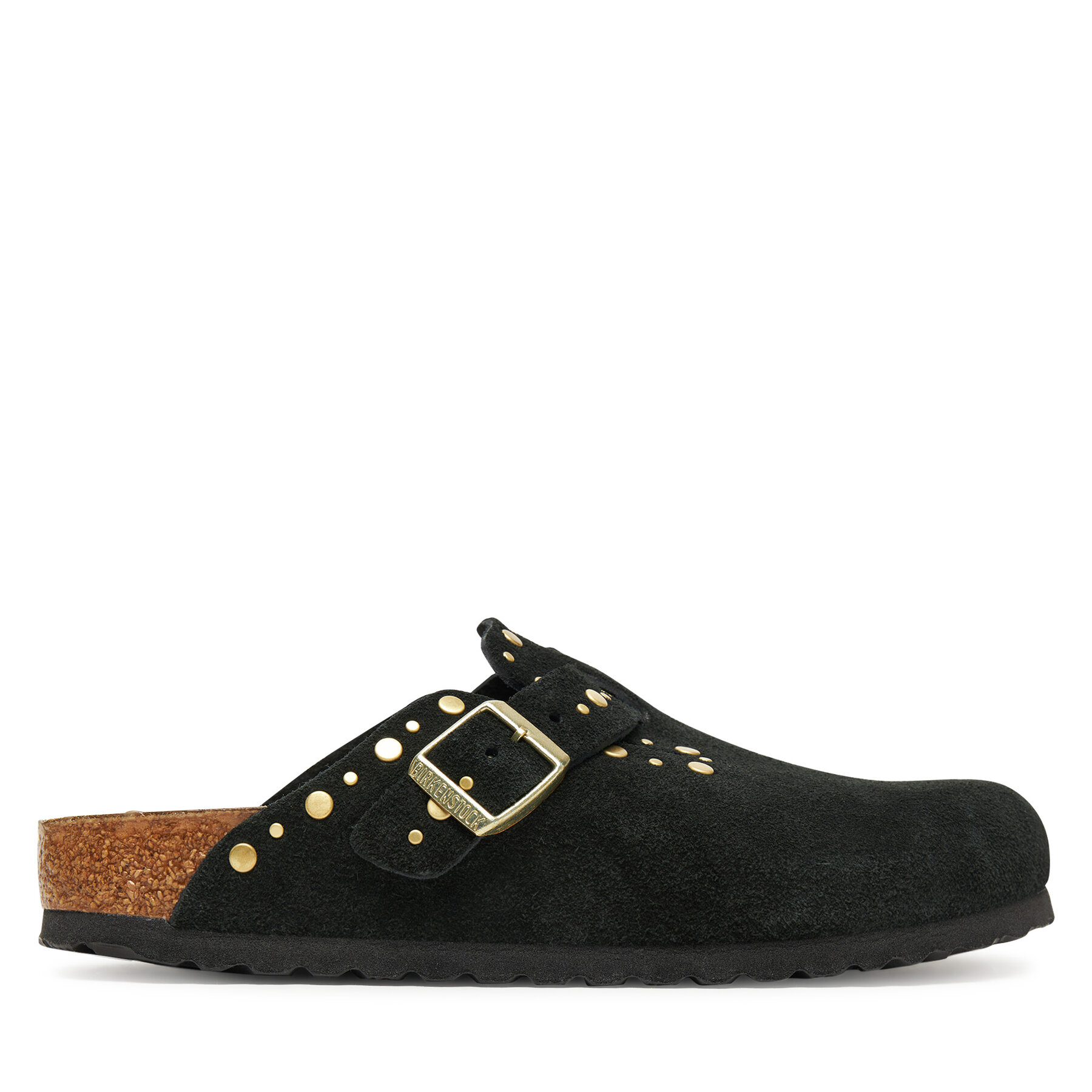 Damskie Klapki Birkenstock, Rozmiar 36 Czarny Boston Rivet 1030491