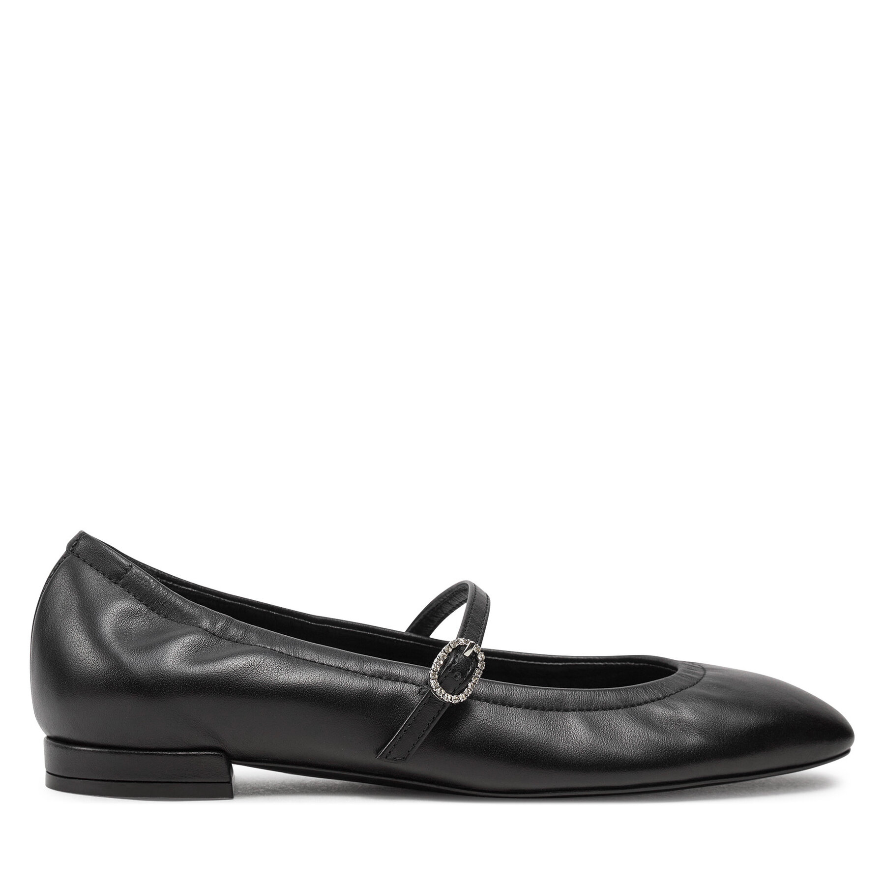 Балеринки Stuart Weitzman Claris Ballet Flat SI573 Черен