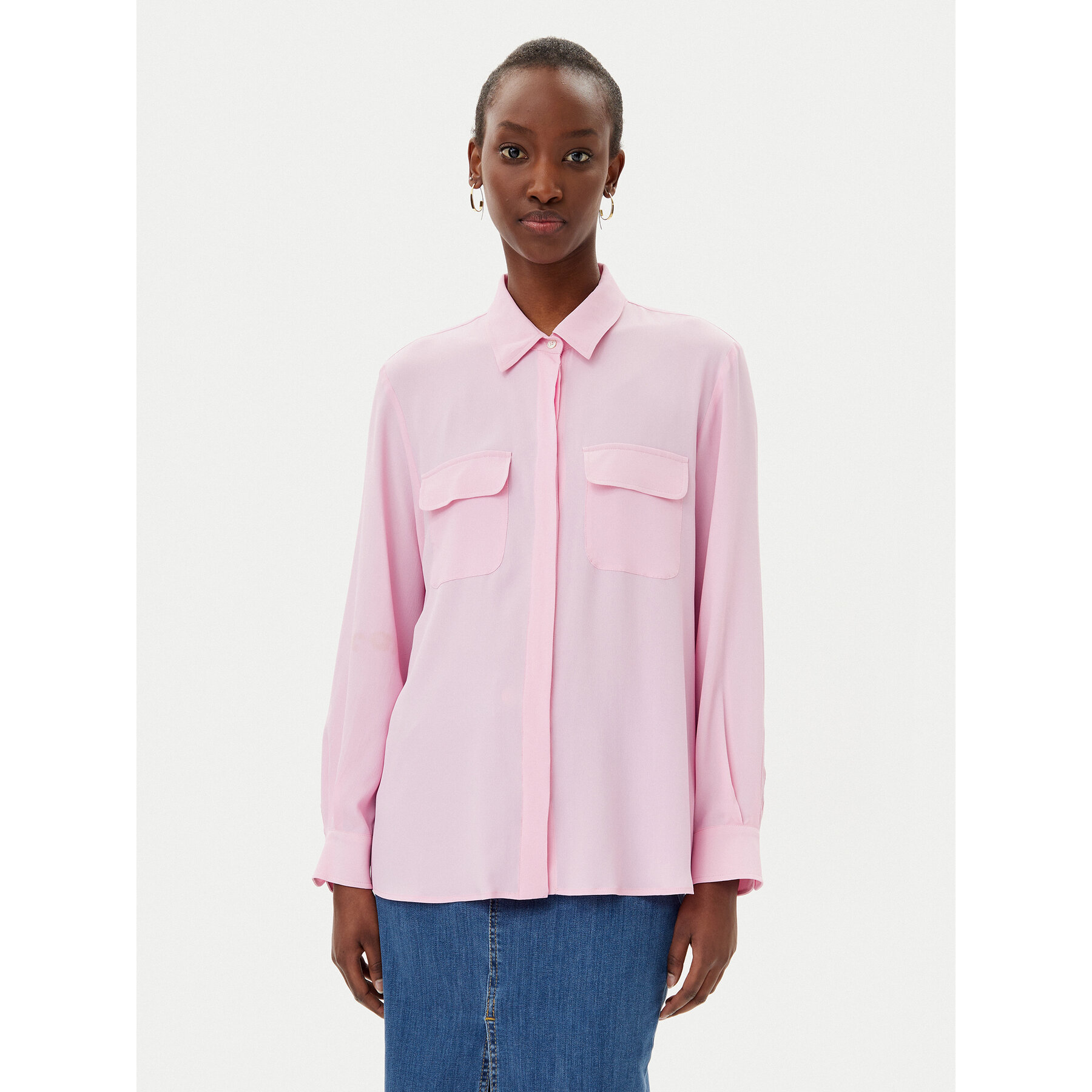 Marella Hemd Ordine 2513111151200 Rosa Regular Fit