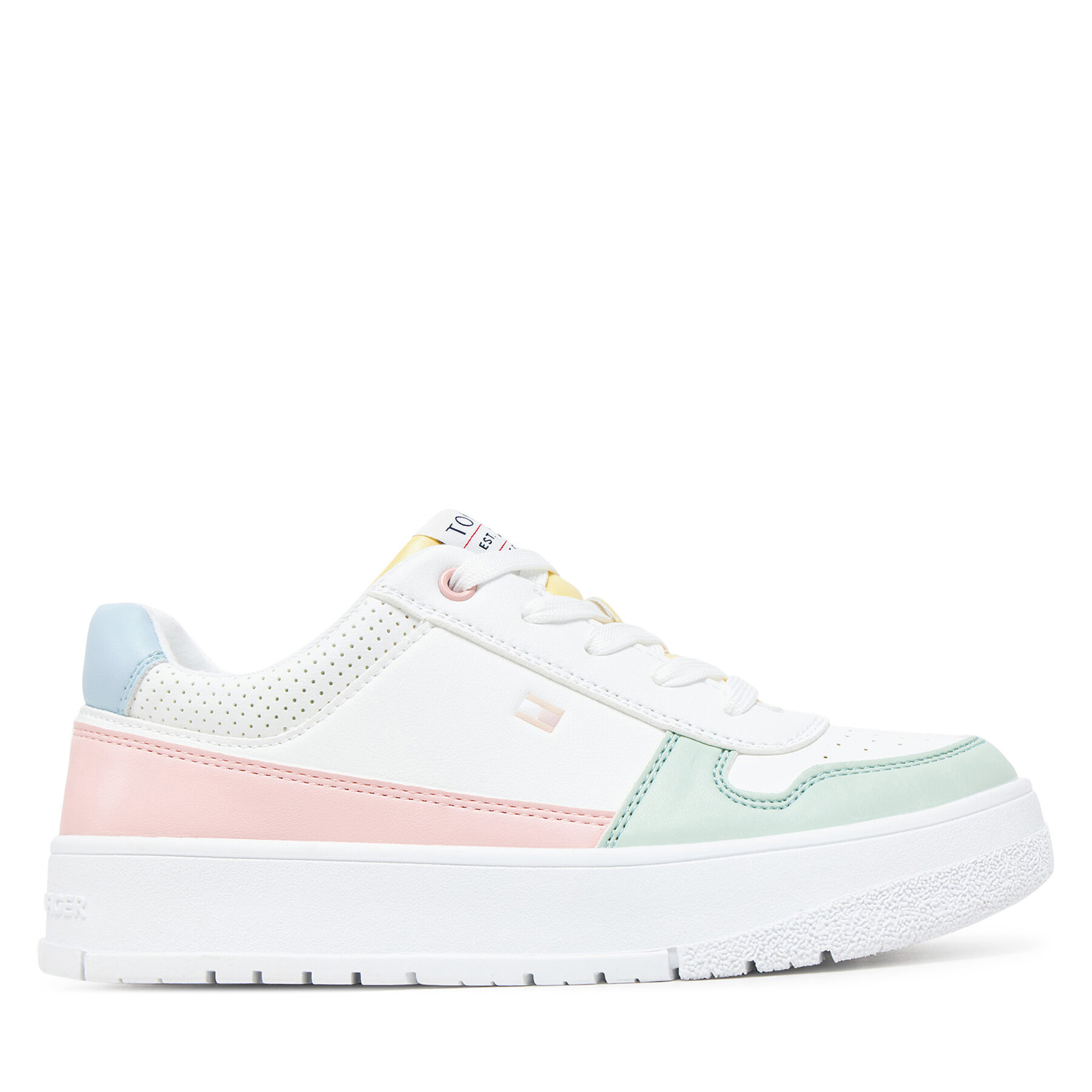 Αθλητικά Tommy Hilfiger Low Cut Lace-Up Sneaker T3A9-33740-1355 S Λευκό