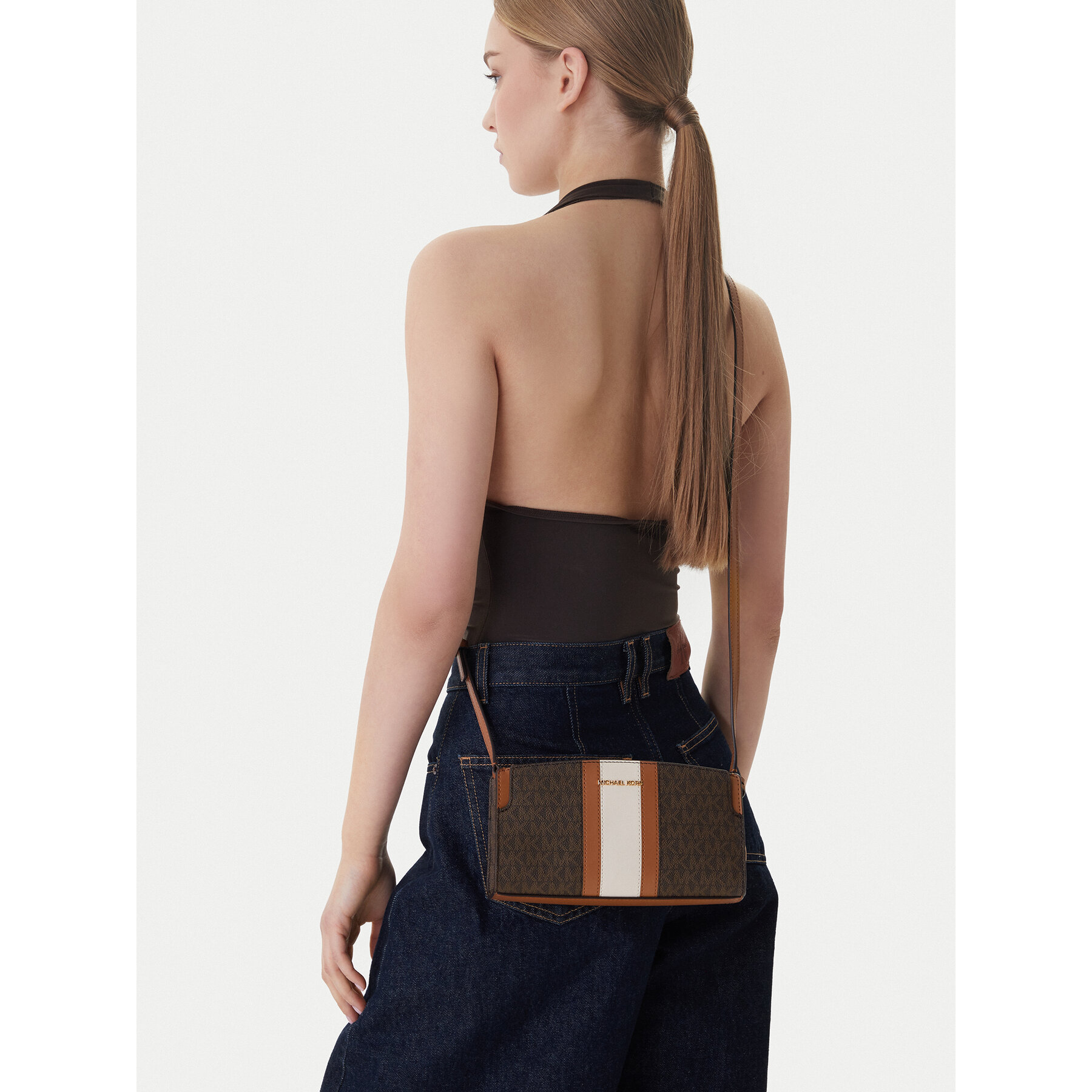 Geantă MICHAEL Michael Kors 32R6GQ6C1B Maro