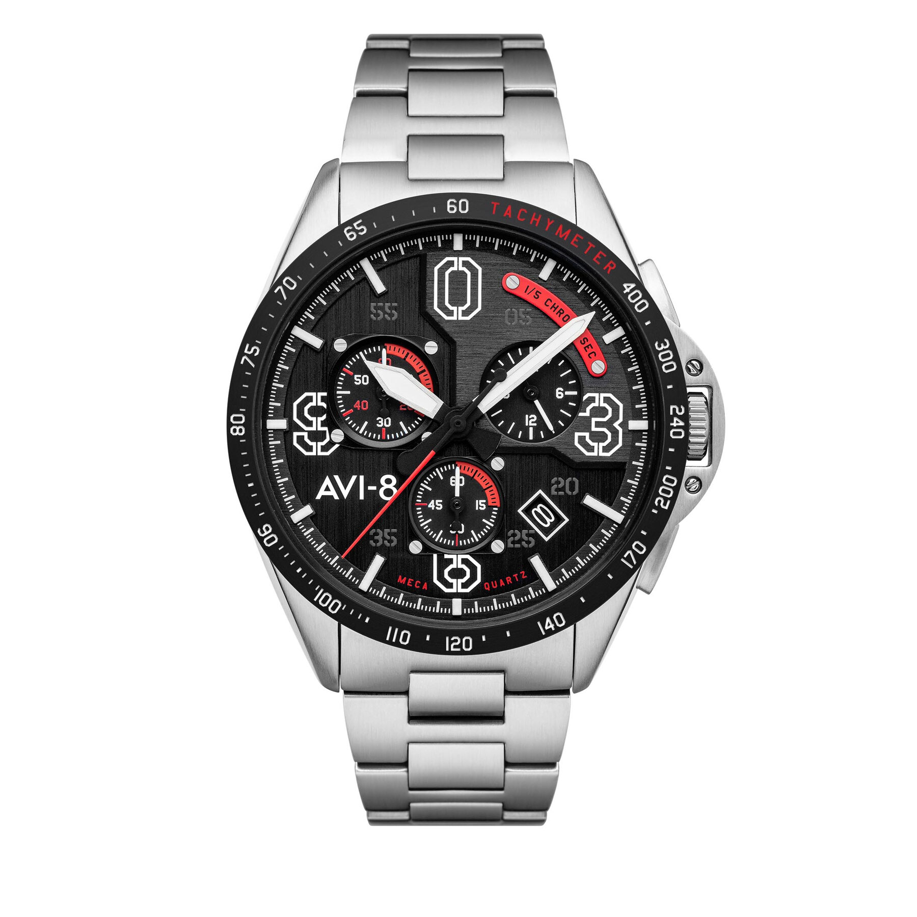 

Годинник AVI-8 Mustang Blakeslee AV-4077-11 Silver, Срібний