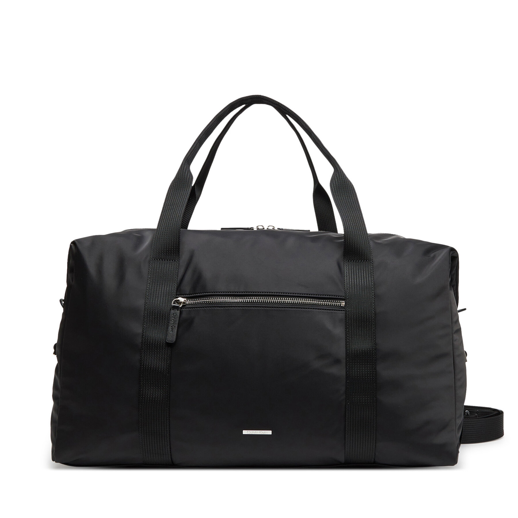 Męska Torba Calvin Klein Czarny Sleek Nylon Weekender Bag LV04D3043G