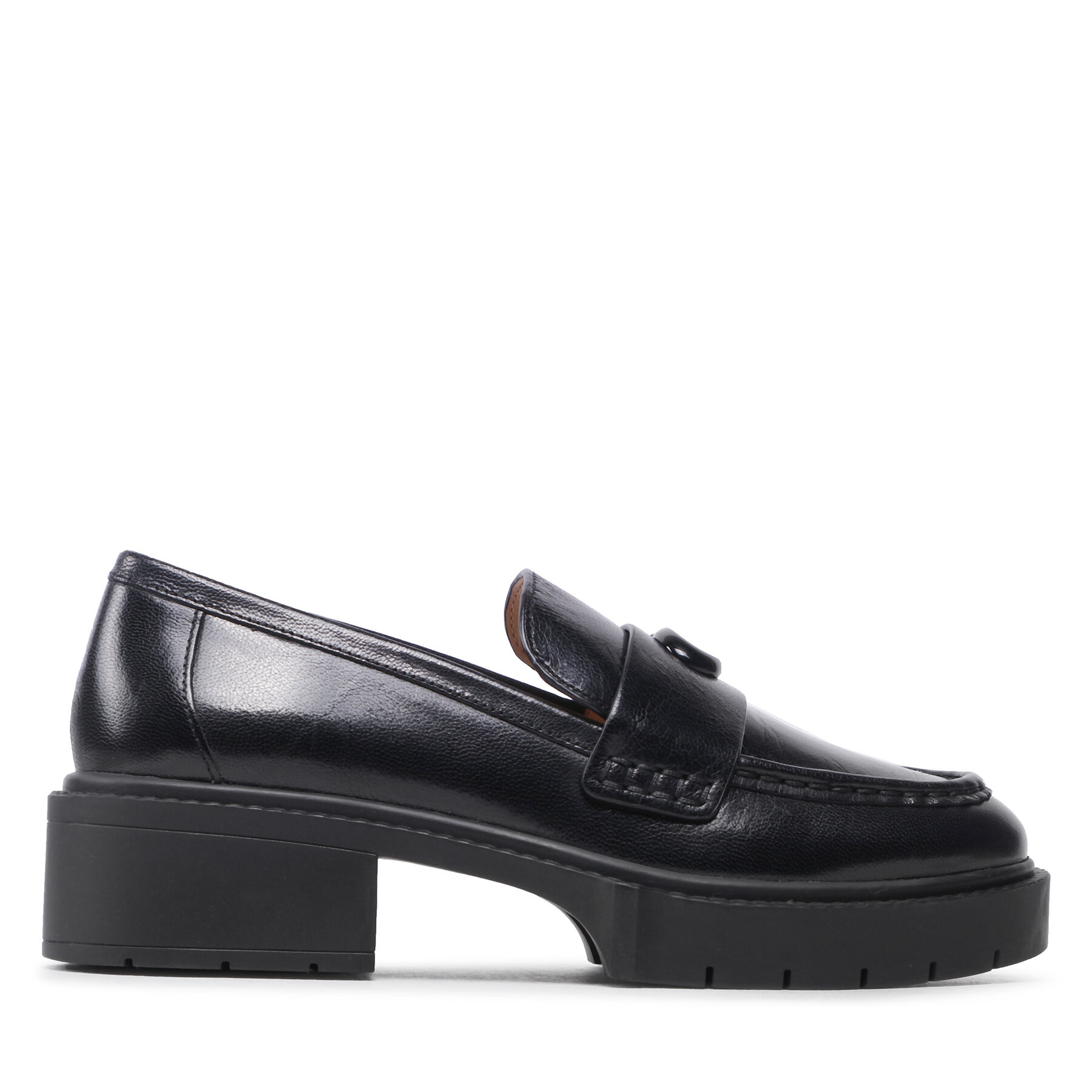 Damskie Loafersy Coach, Rozmiar 39 Czarny Leah Loafer CB990