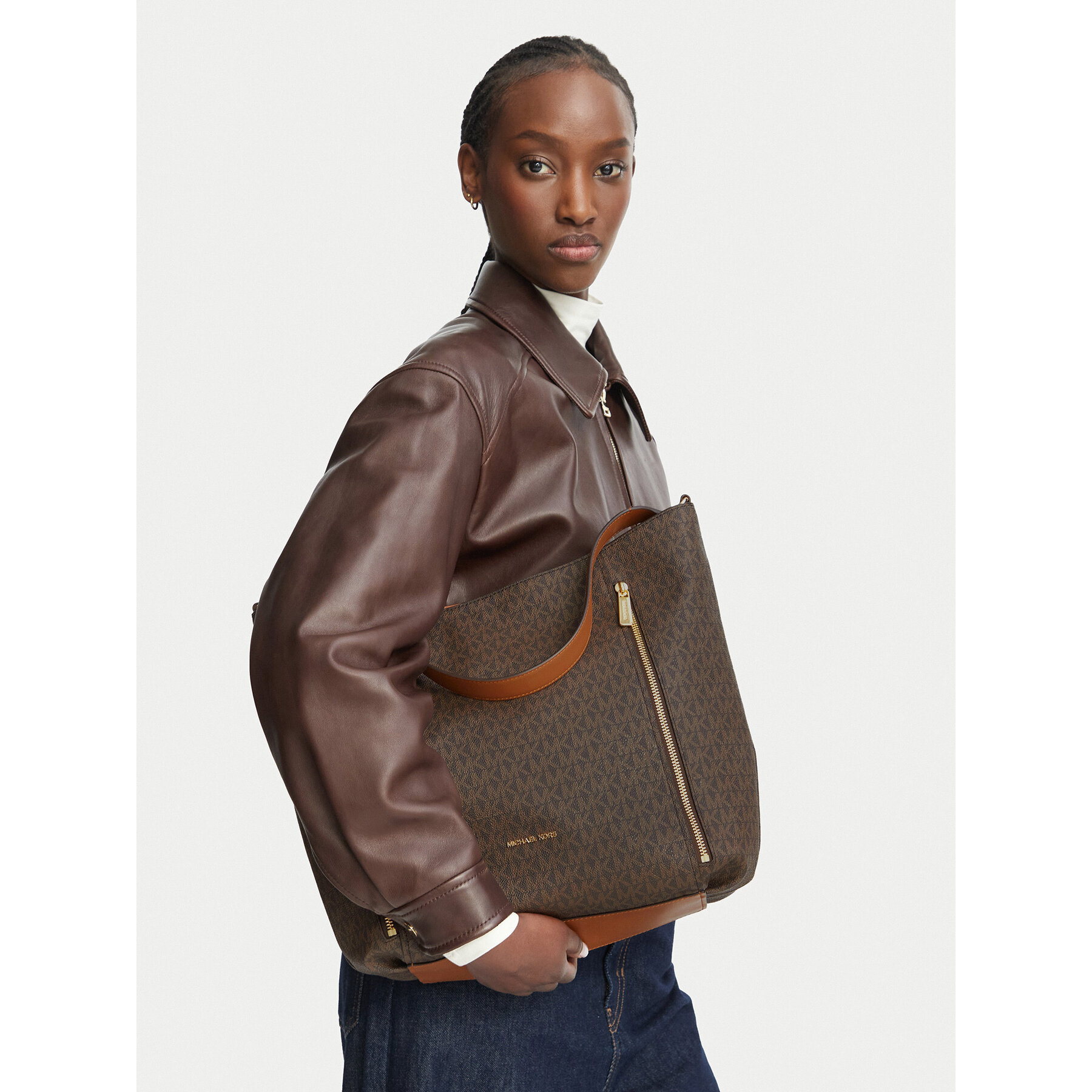 Geantă MICHAEL Michael Kors 30F6G6NH7B Maro