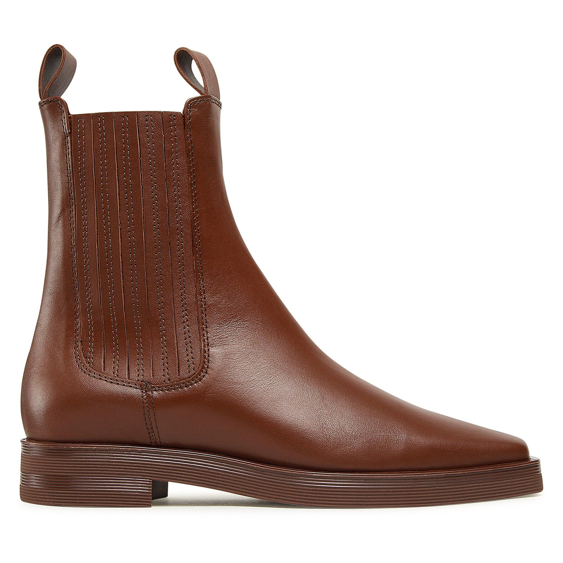 Členková obuv s elastickým prvkom Gino Rossi 222FW131 Hnedá