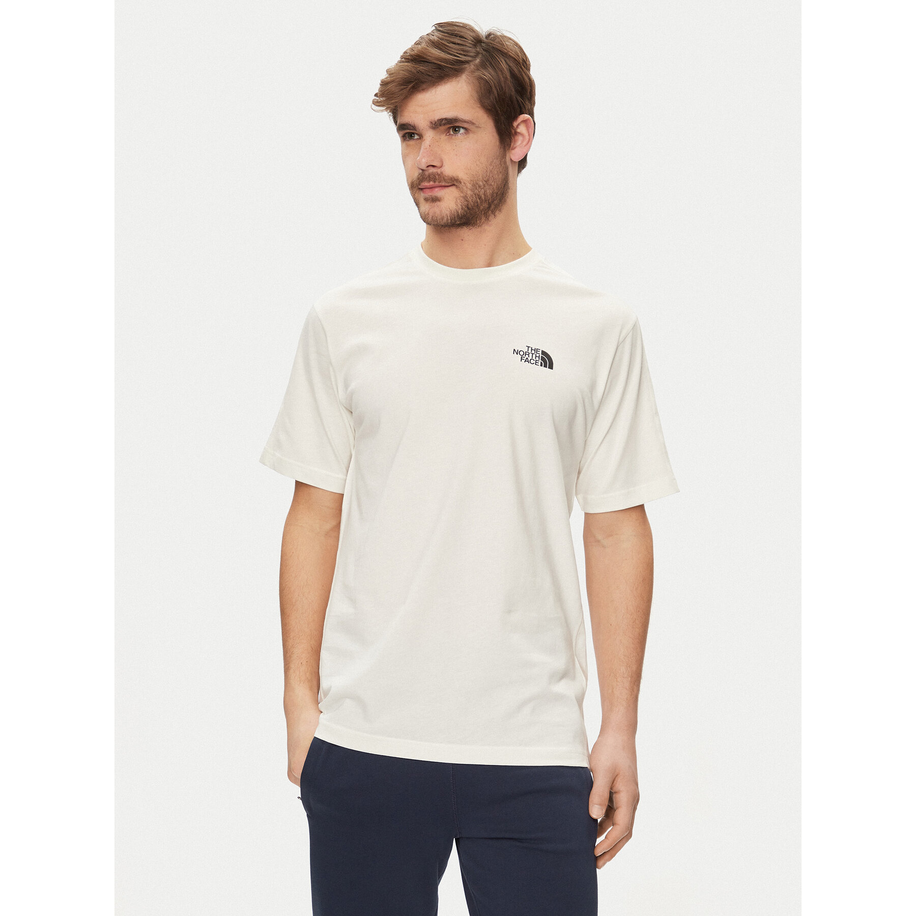 The North Face T-Shirt NF0A880R Εκρού Regular Fit