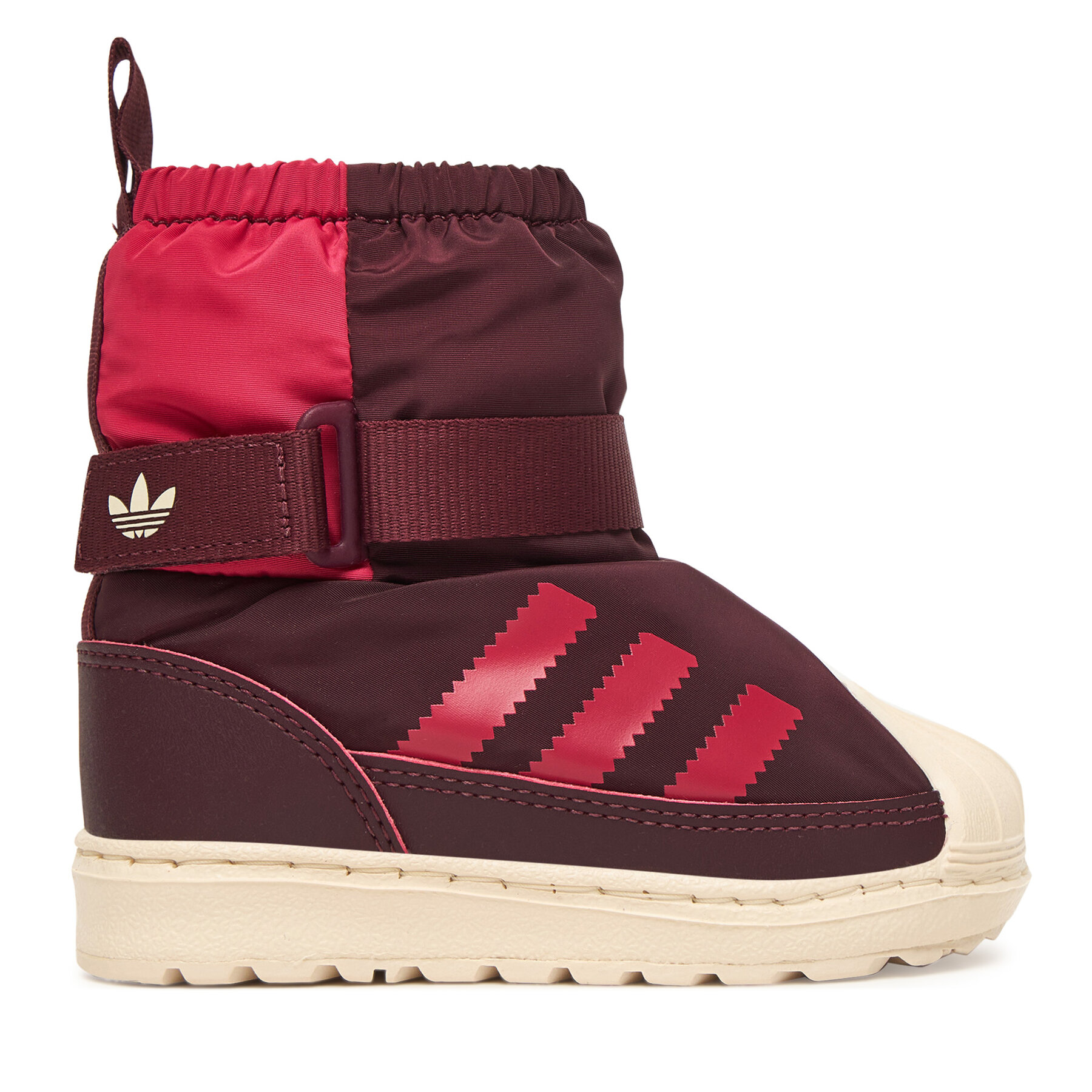 Škornji za sneg adidas Superstar 360 Boot JR5805 Bordo rdeča