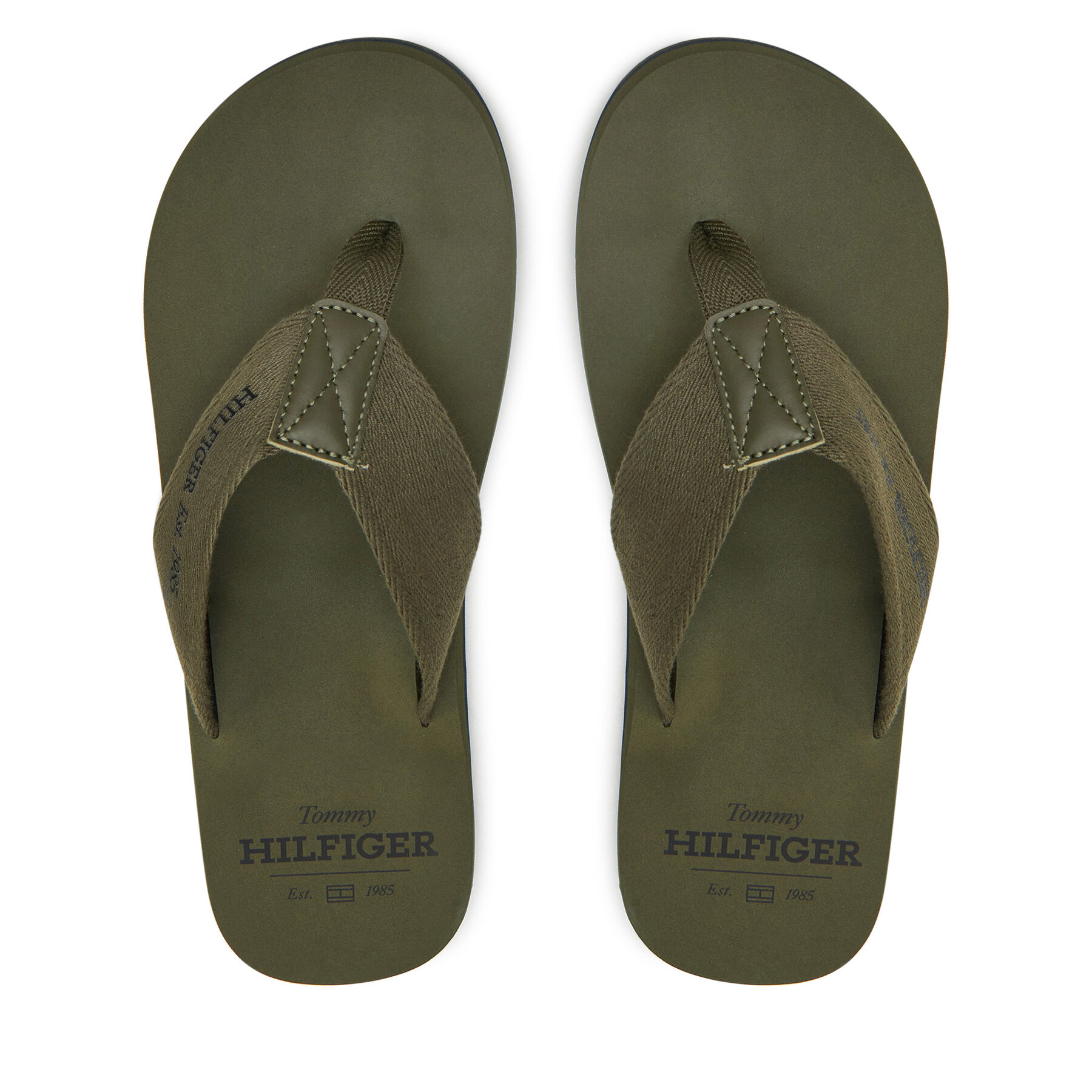 Tåsandaler Tommy Hilfiger Hilfiger 85 Beach Sandal FM0FM05339 Grön