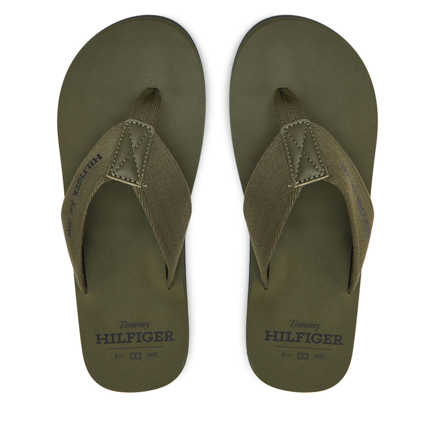 Pánske Žabky Tommy Hilfiger, Rozmer: 40, Zelená, Hilfiger 85 Beach Sandal FM0FM05339