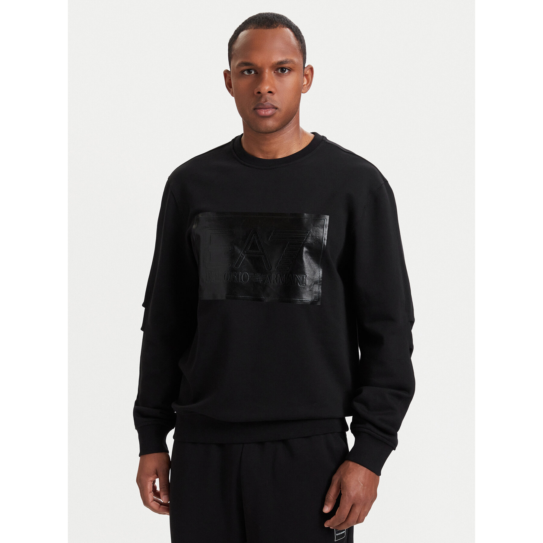 EA7 Emporio Armani Sweatshirt 7M002108 AF27201 UC001 Schwarz Relaxed Fit