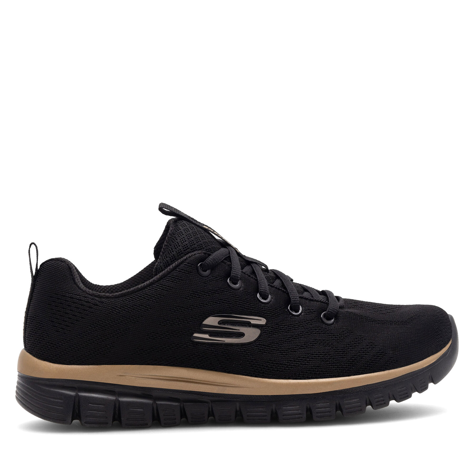 Zapatillas Skechers GRACEFUL 12615 BKRG Negro
